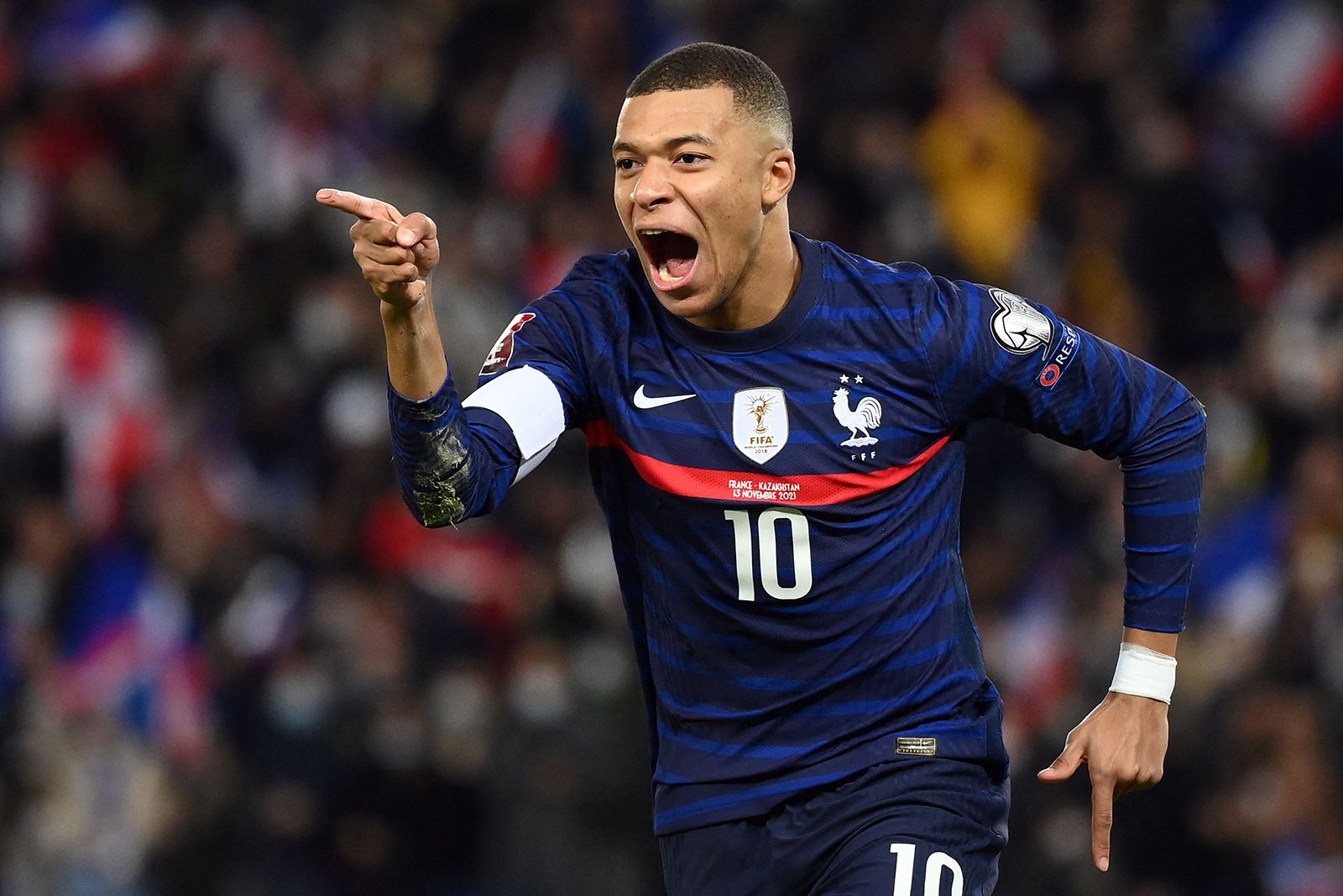 Kylian Mbappe scores four as reigning World Cup champions France qualify for 2022 in Qatar
