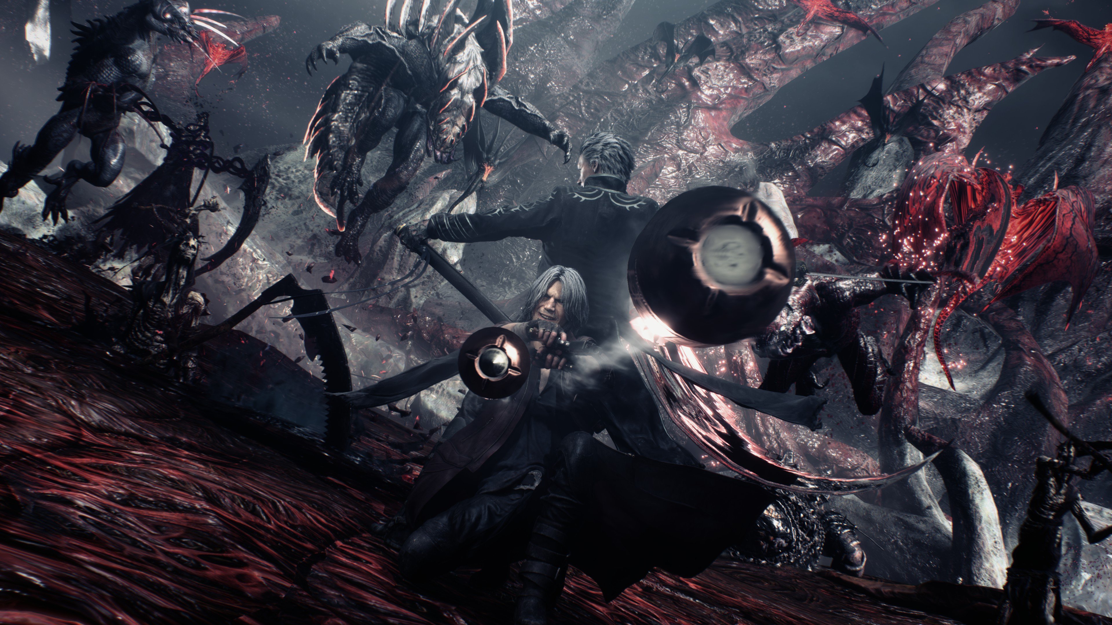 Dante and Virgil 4K wallpaper