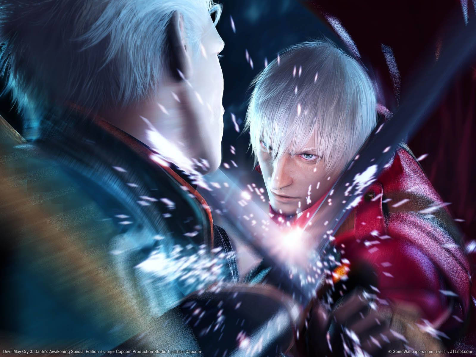 Download Devil May Cry Dante And Vergil Faceoff Wallpaper