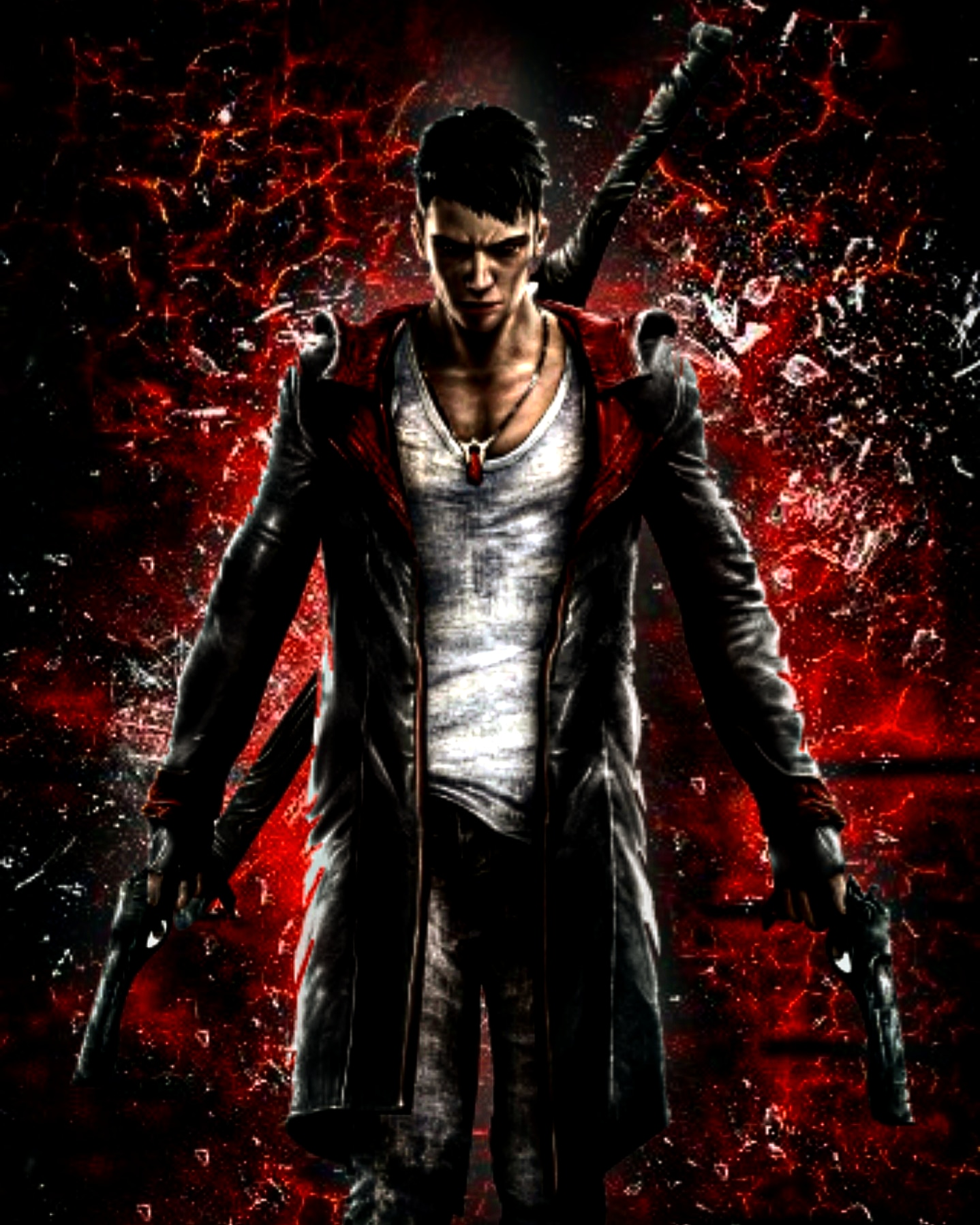 Dante fanart from the new DMC anime : r/DevilMayCry