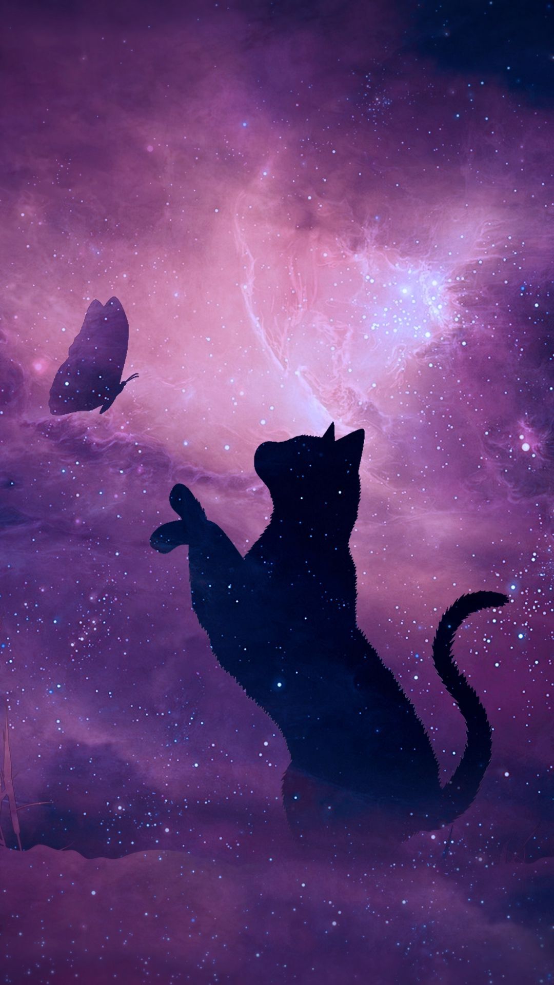 Cat Galaxy Wallpaper