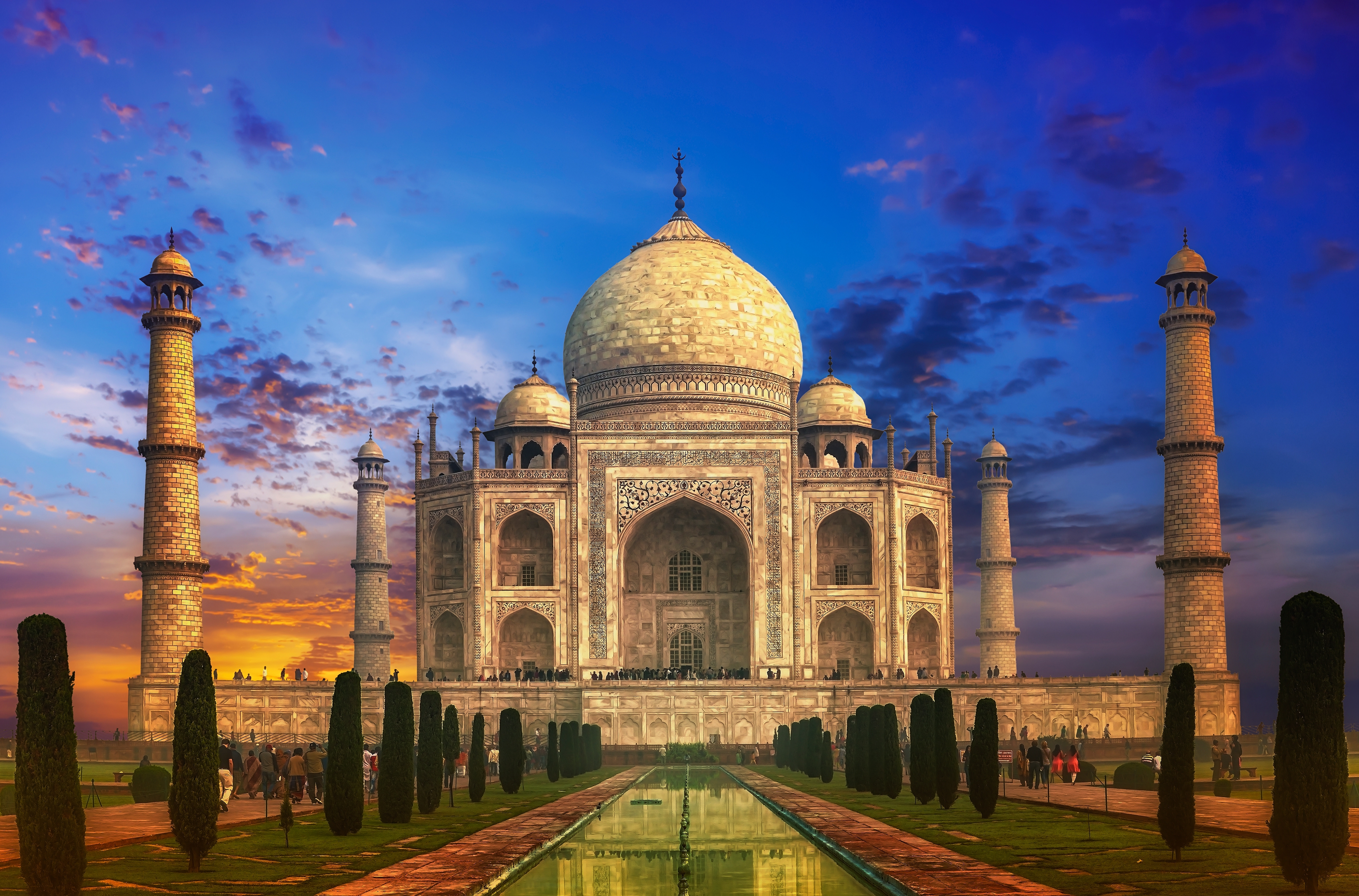 4K Taj Mahal Wallpaper and Background Image
