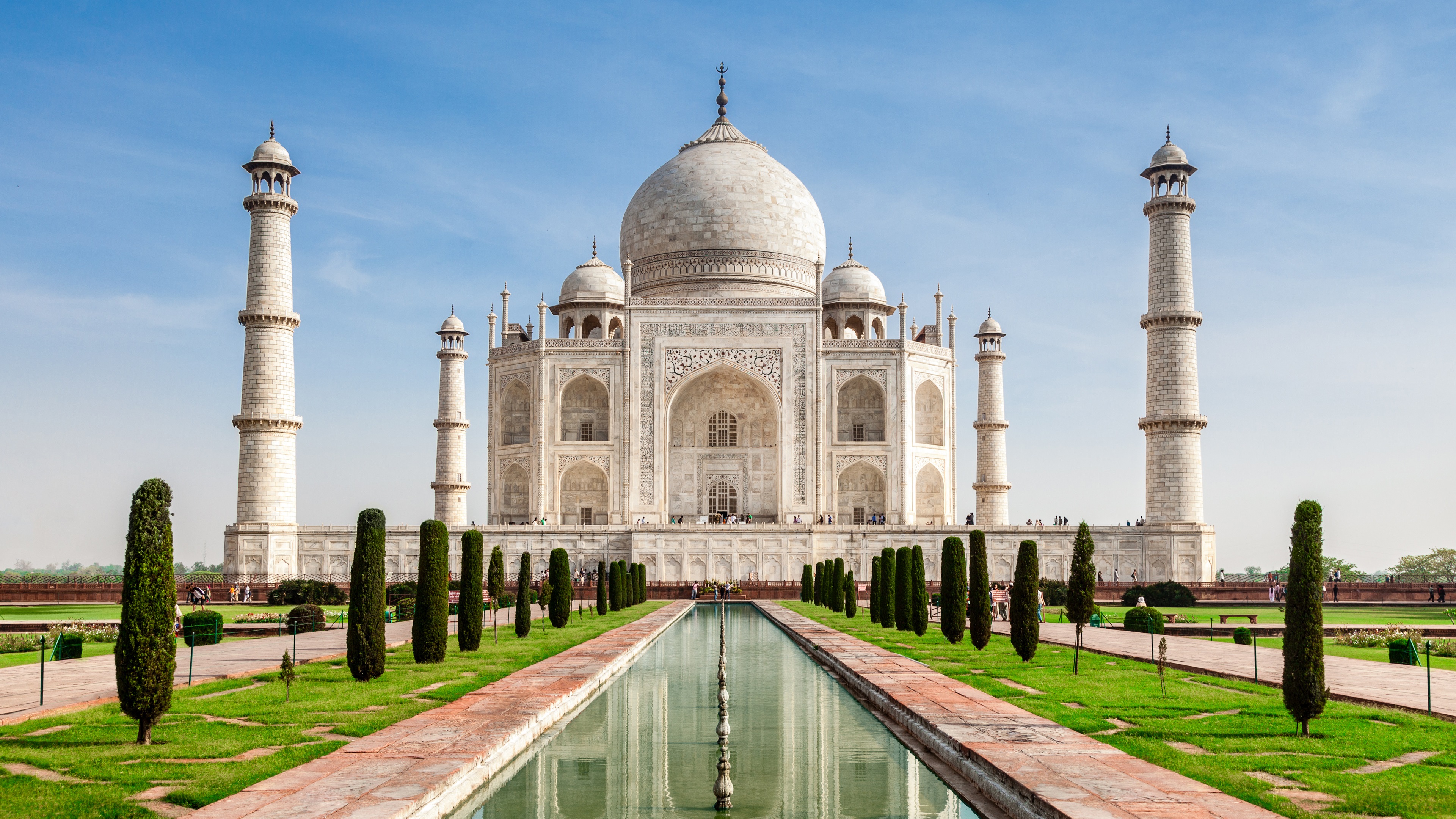 Wallpaper Travel to India, Taj Mahal, castle 3840x2160 UHD 4K Picture, Image