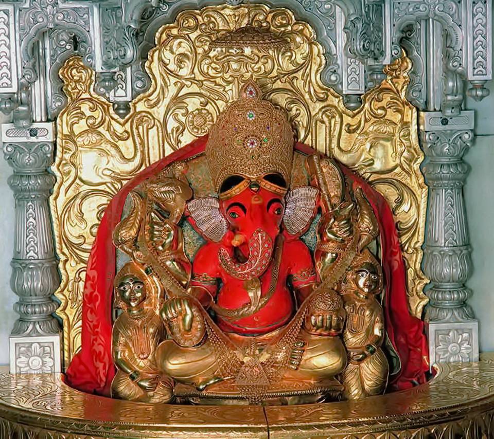 Ganesha, Vinayaka Temple, Kanipakam Ganesha Ganesh Chaturthi Kannada, Sri  Ganesh, wish, orange, desktop Wallpaper png | PNGWing