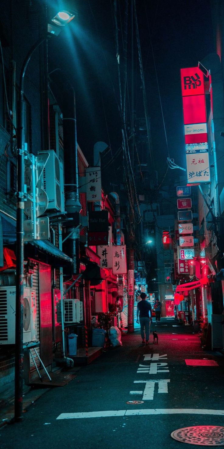 Cyberpunk city, Night photography, Environment photography