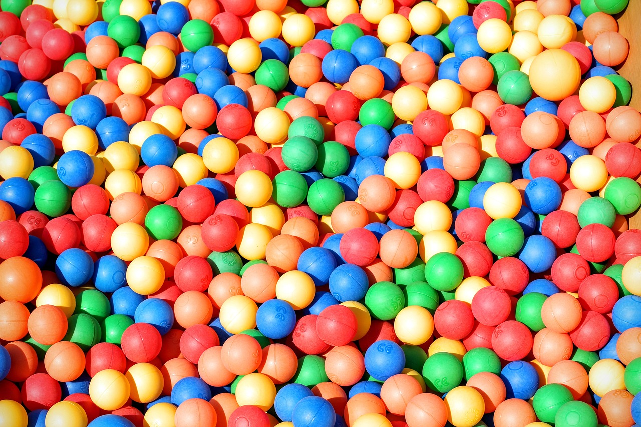 Ball Pit Balls Multicoloured