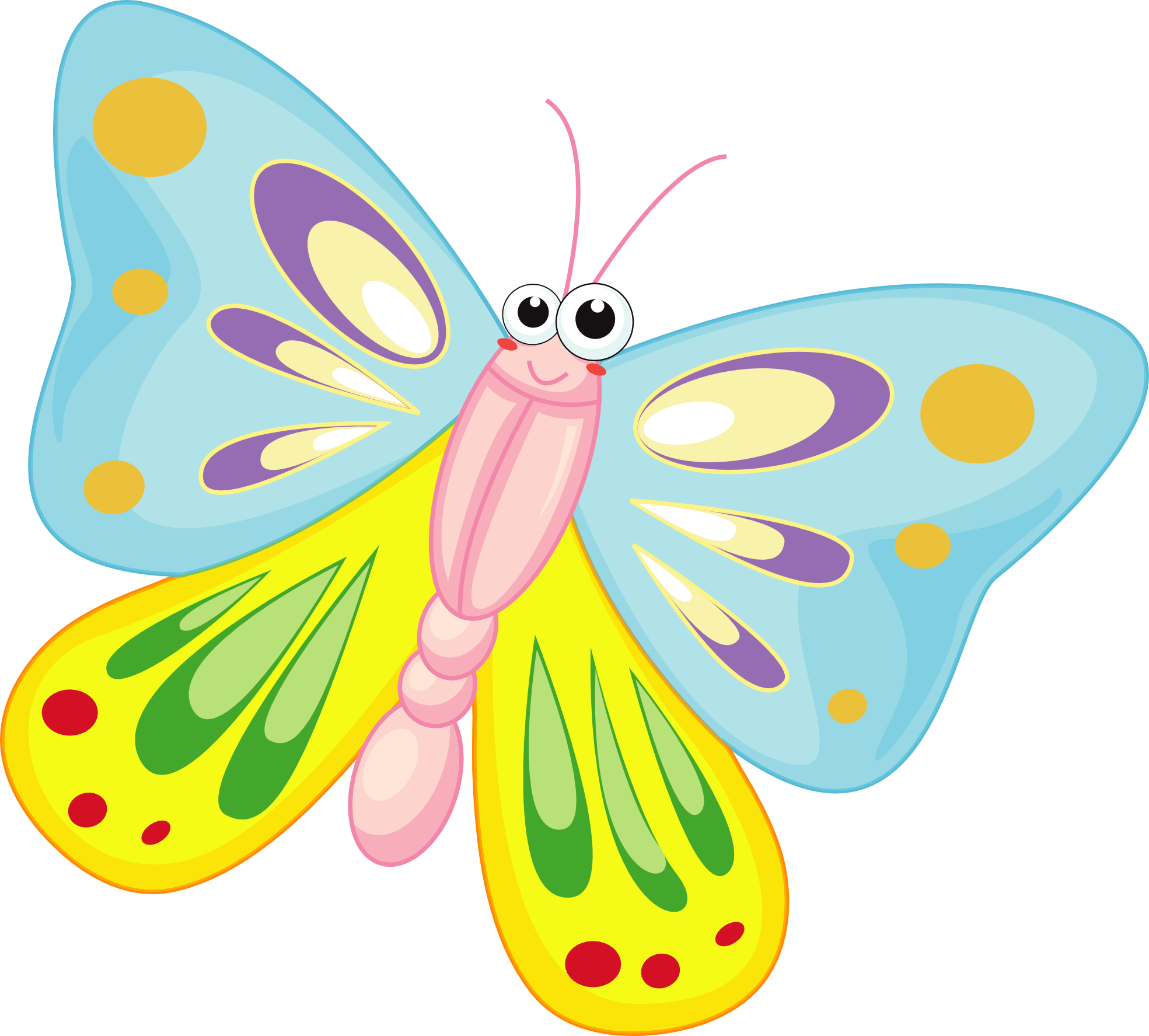 Free Butterfly Cartoon, Download Free Butterfly Cartoon png image, Free ClipArts on Clipart Library