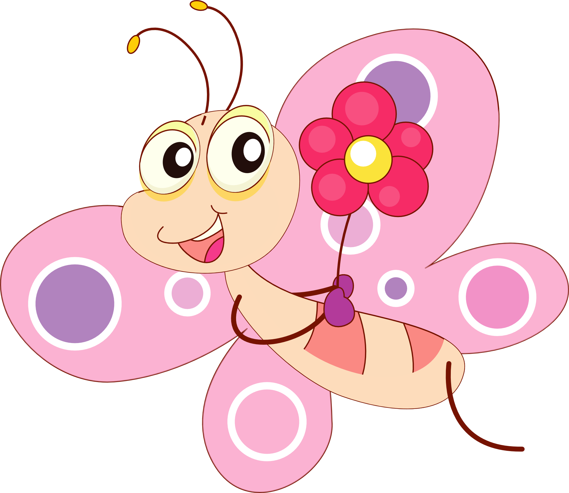Butterfly Cartoon PNG Transparent Background, Free Download