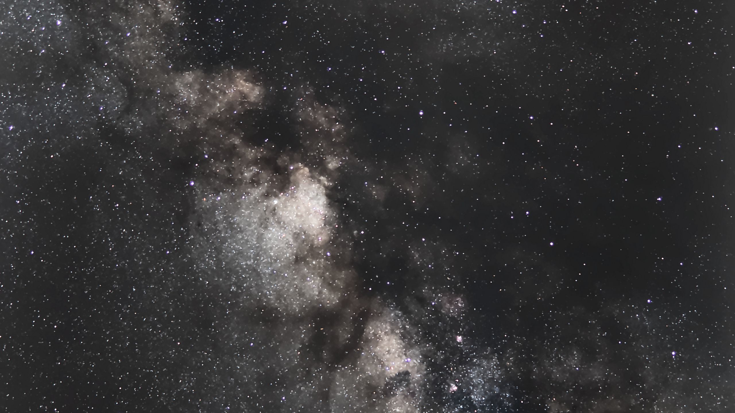 Download wallpaper 2560x1440 nebula, stars, universe, dark, space widescreen 16:9 HD background