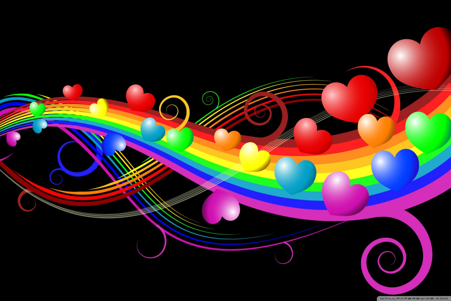 Rainbow Love Ultra HD Desktop Background Wallpaper for 4K UHD TV