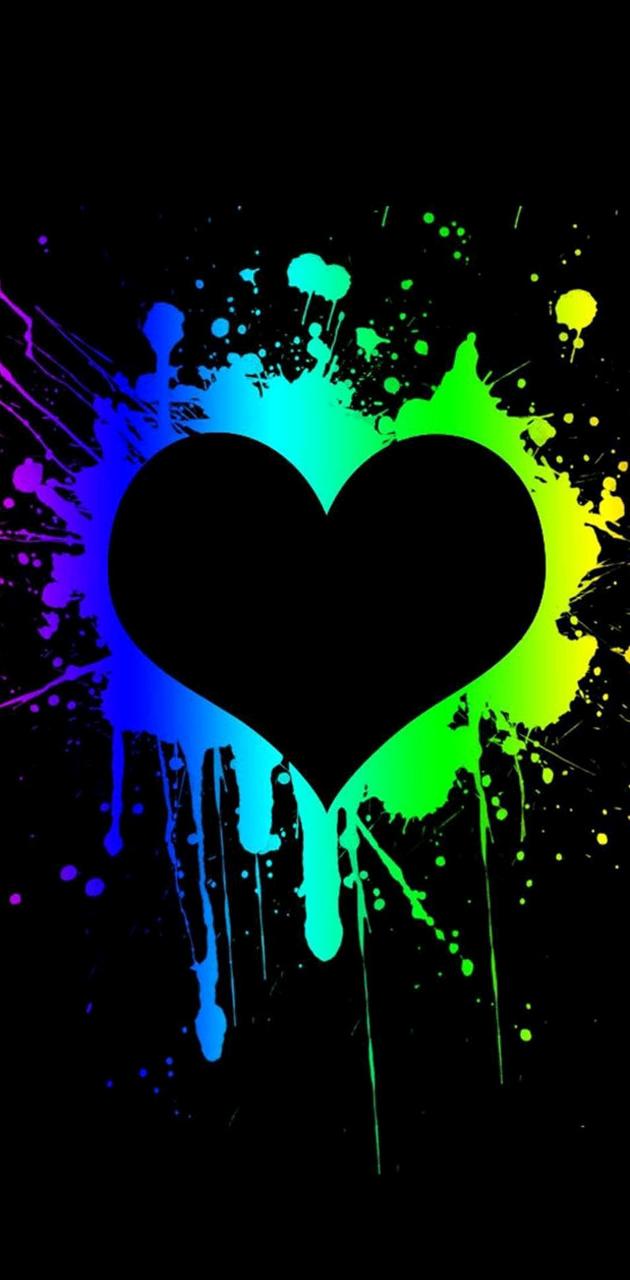 Rainbow love wallpaper