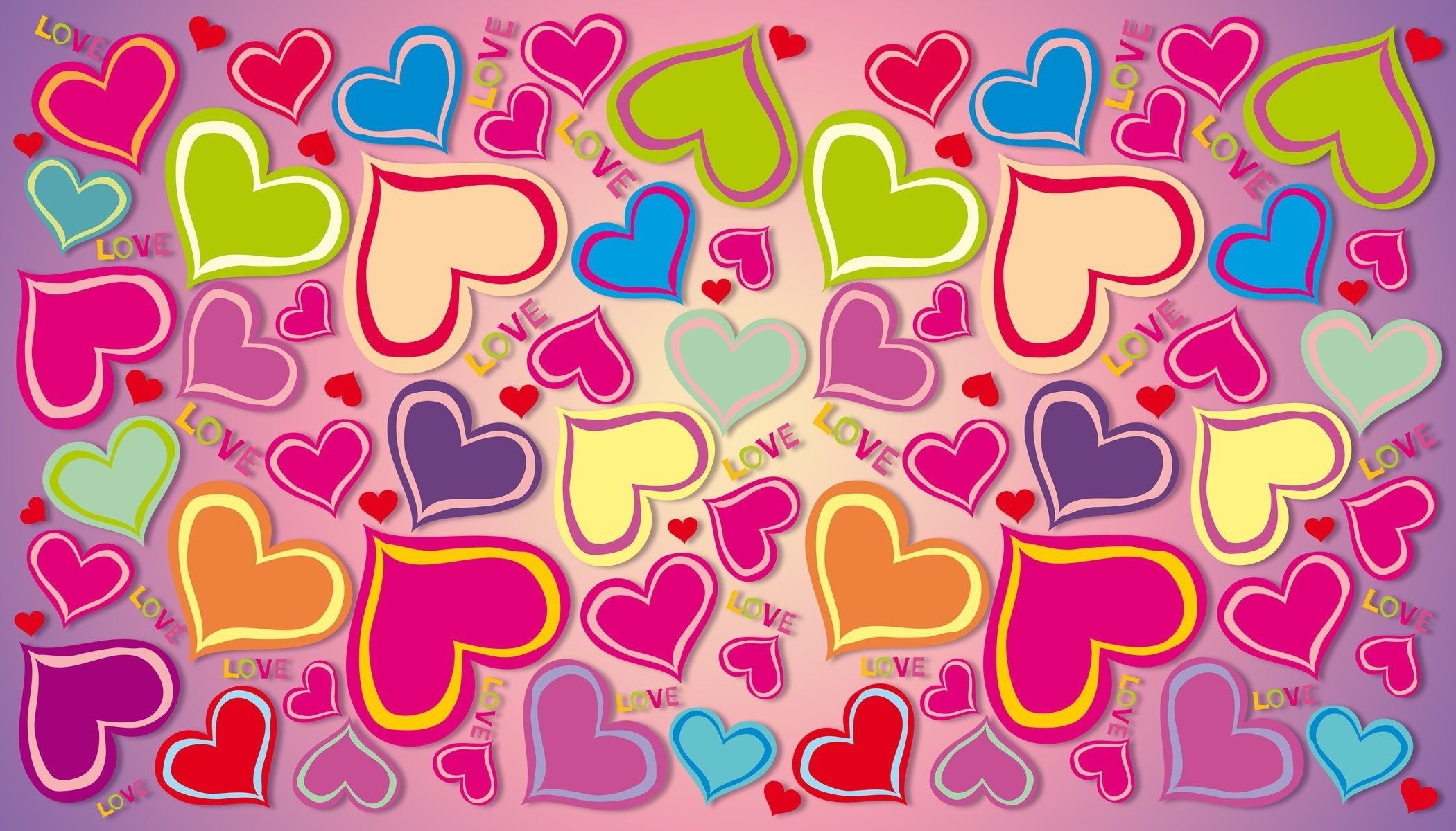 Rainbow Heart Wallpaper