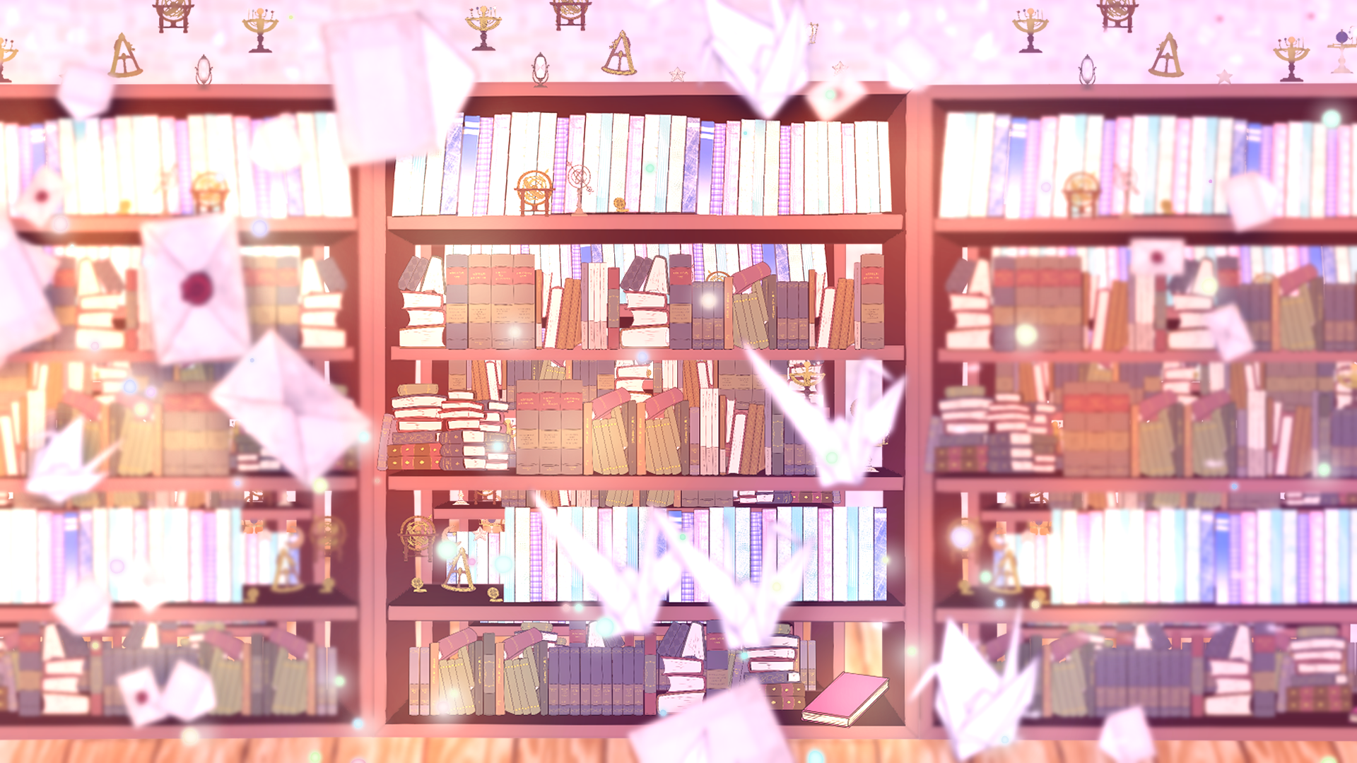 Magical library background STUDIO ASSETS