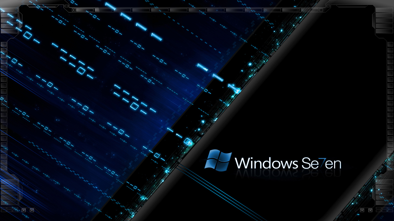 Technology Windows 7 Wallpaper:1366x768