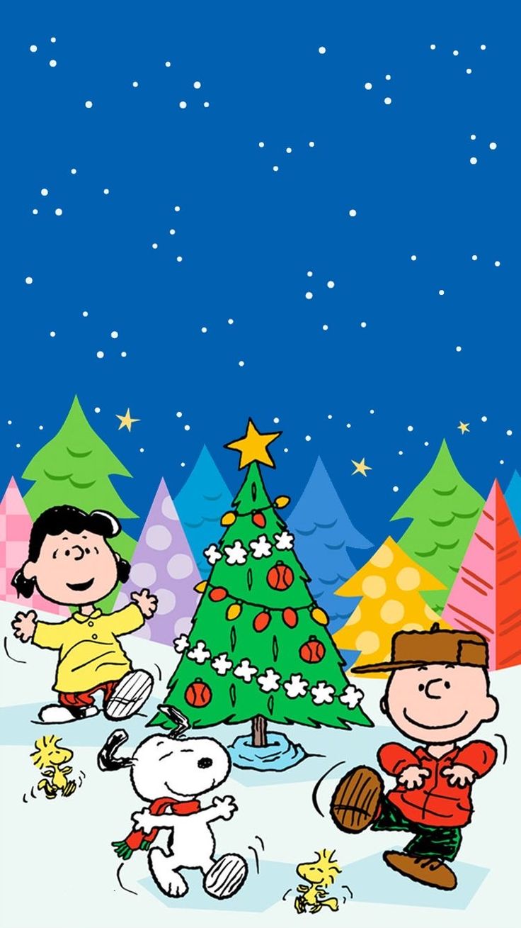 Pin By Lin Dee On CHARLIE BROWN SNOOPY❤️❤️. Snoopy Wallpaper, Christmas Lockscreen, Wallpaper Iphone Christmas