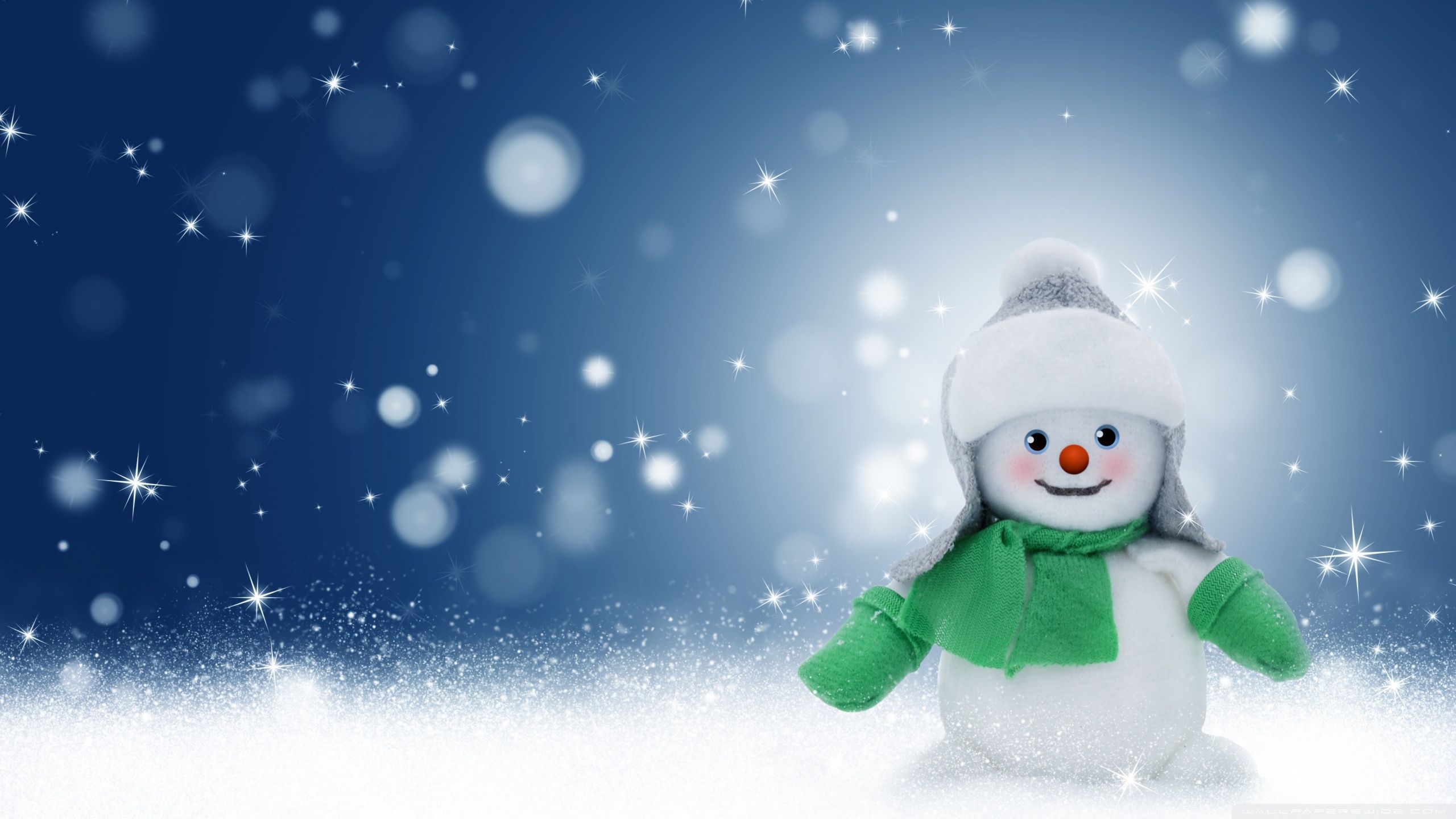 Christmas Snowmen Wallpaper