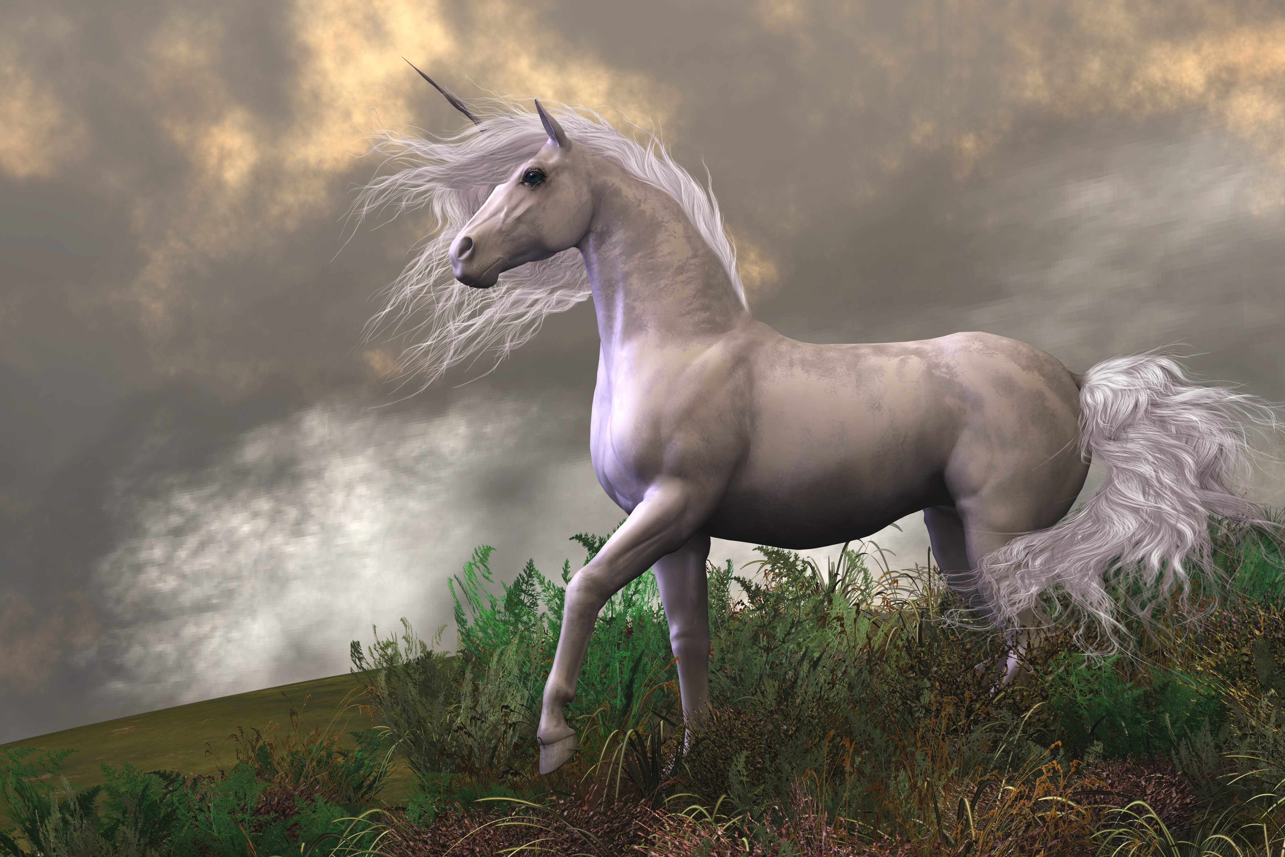 4K Fantasy Unicorn Wallpaper and Background Image