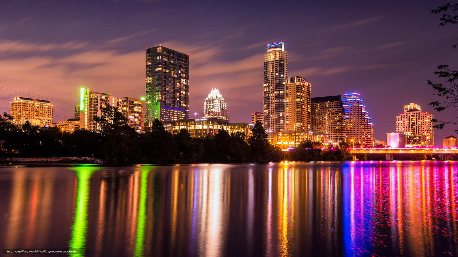 Download wallpaper Skyline of Austin, Texas, city free desktop wallpaper in the resolution 5316x2990