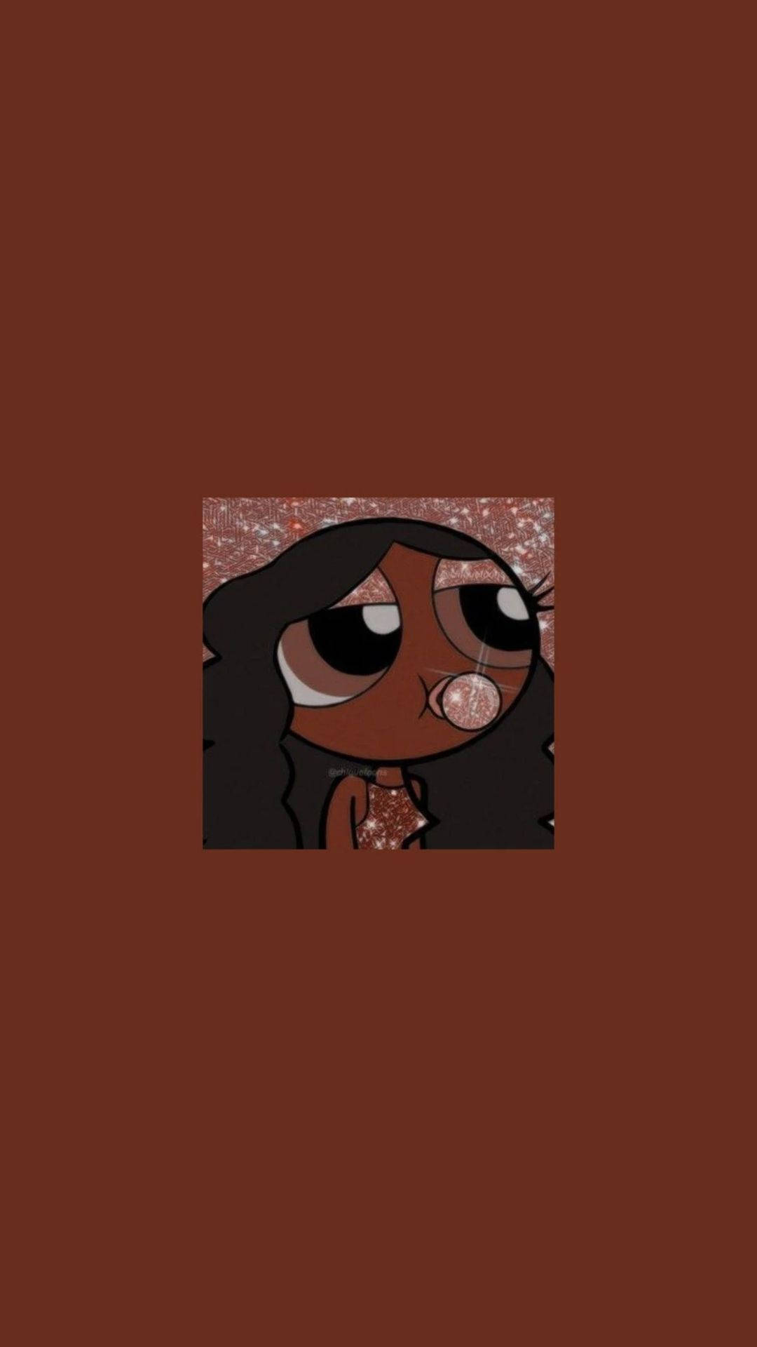 Download Aesthetic Brown Powerpuff Girls Baddie Pfp Wallpaper