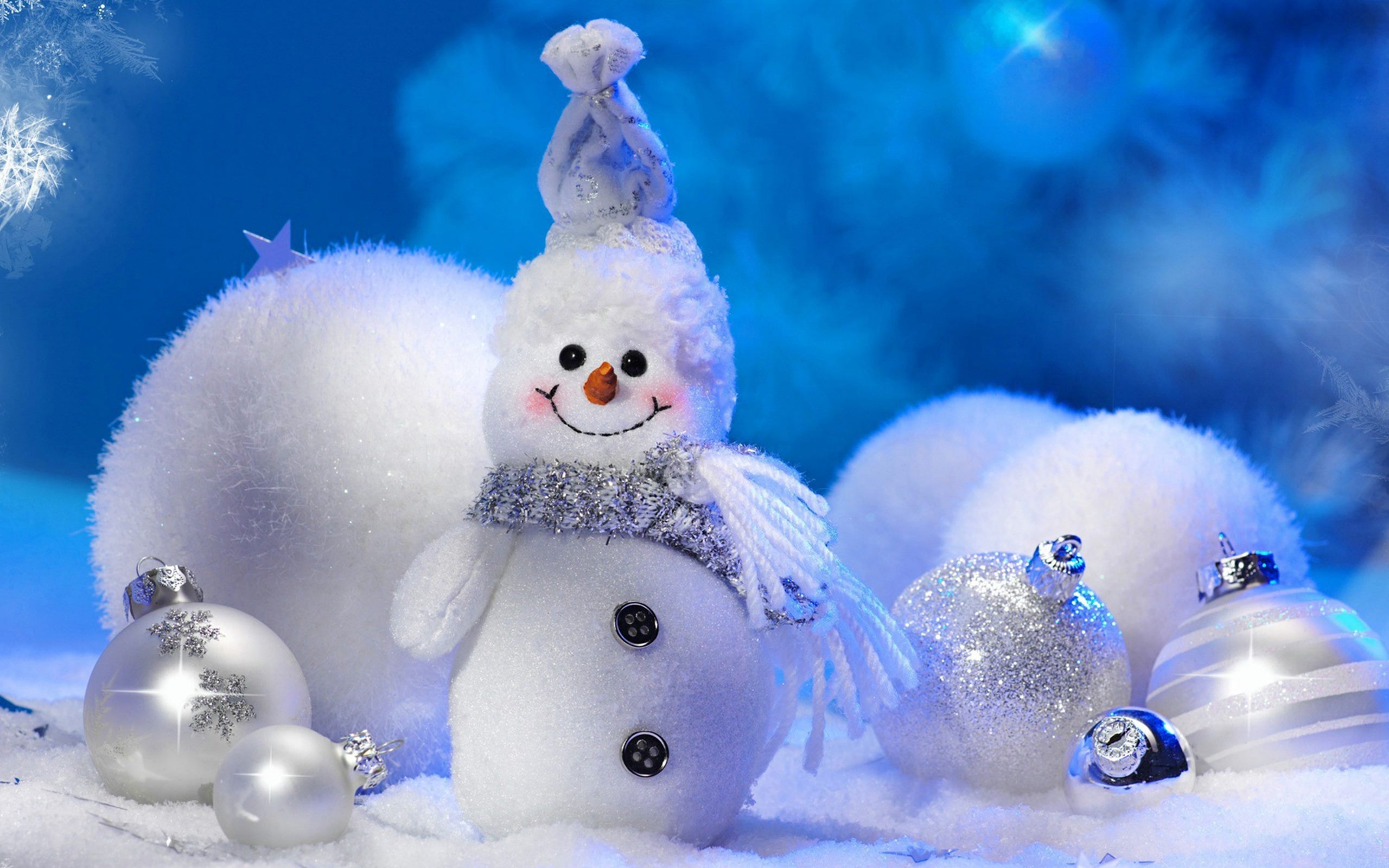 Christmas Snowmen Beautiful Pics HD Wallpaper