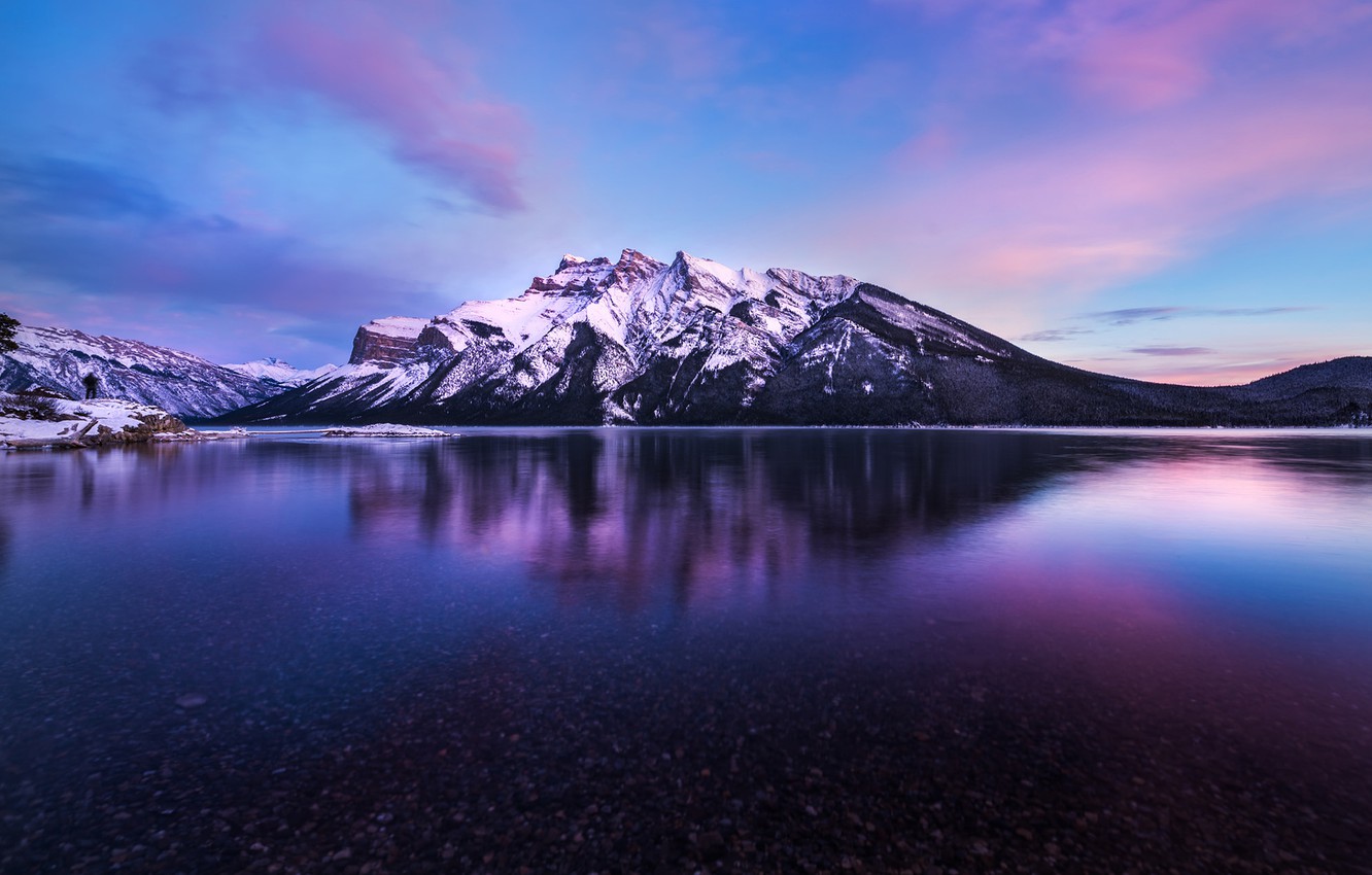 Lake Minnewanka Alberta Wallpapers - Wallpaper Cave