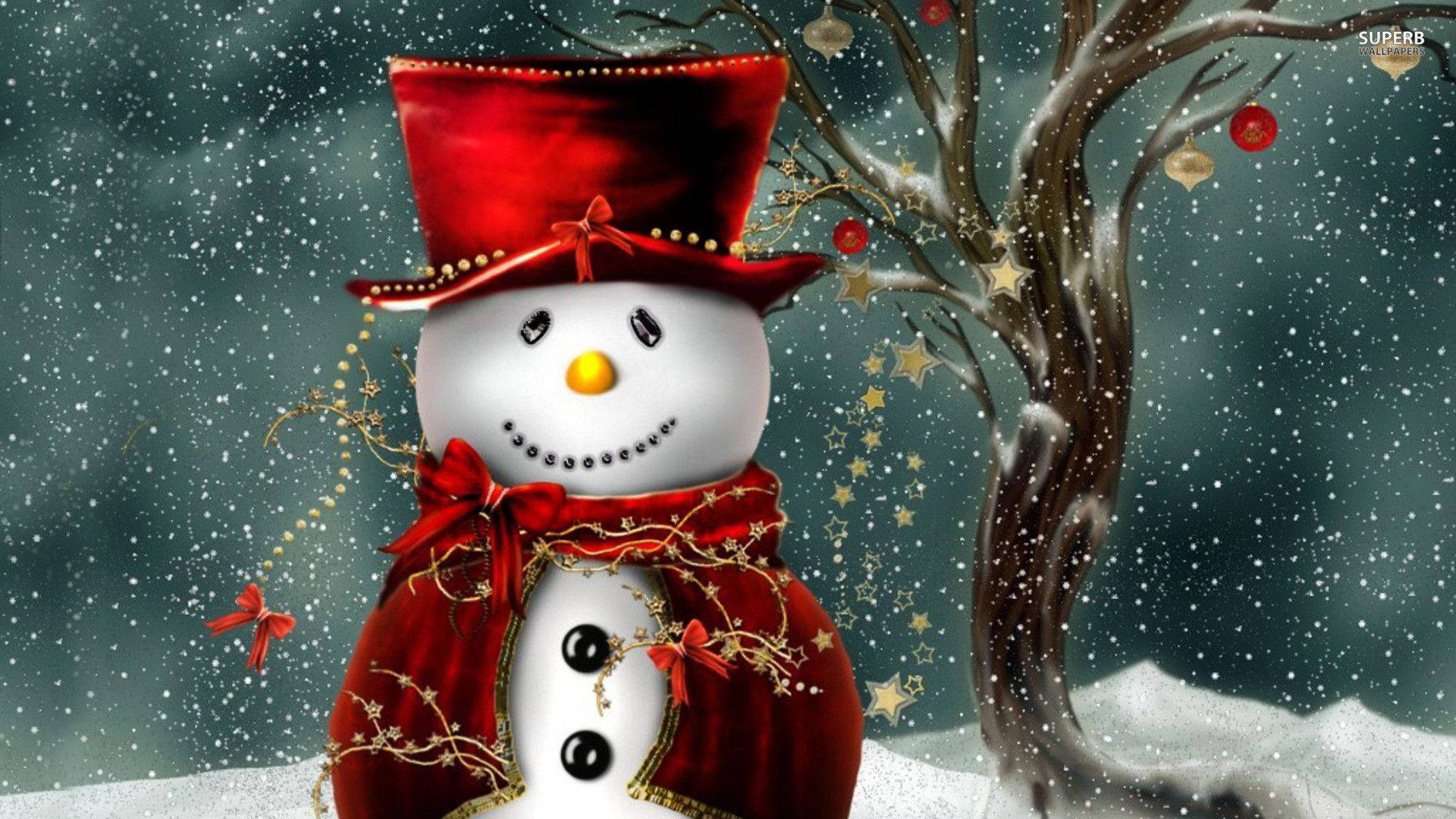 Download Snowman Wallpaper