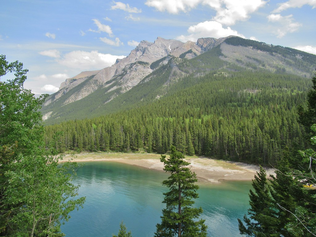 Banff National Park. Lake Minnewanka Banff National Park is