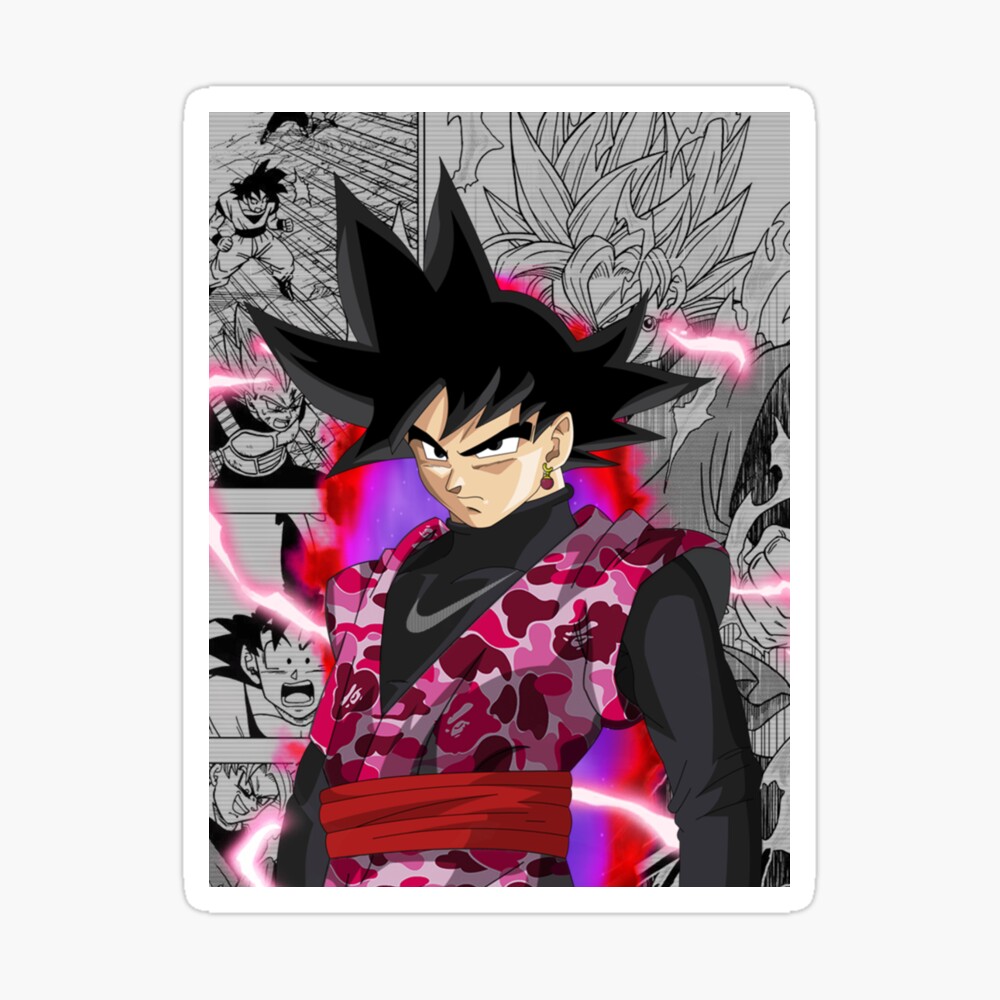 GOKU BLACK x BAPE x NIKE Photographic Print
