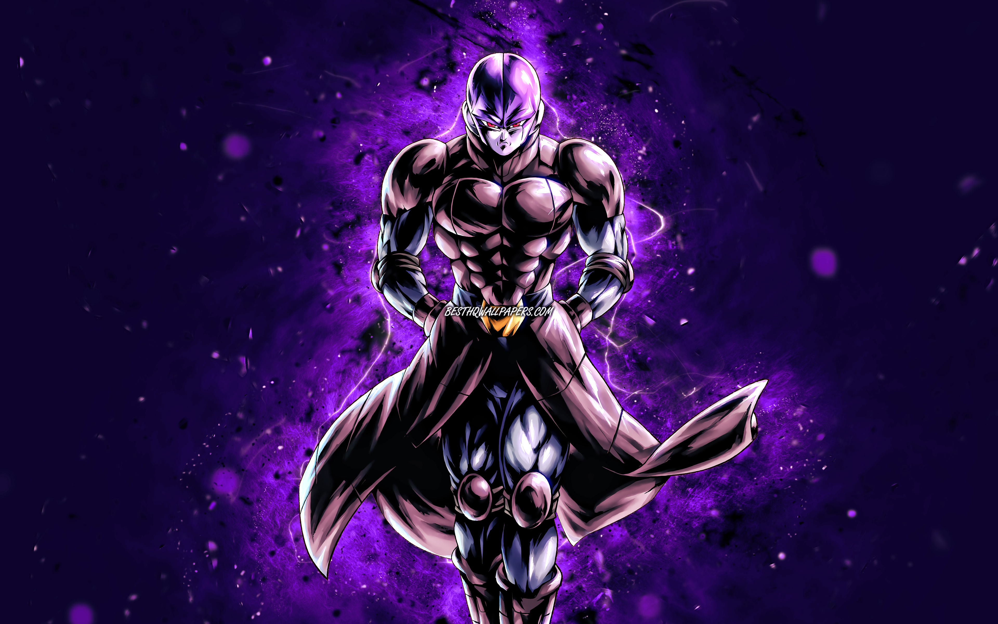 Download Wallpaper Hit, 4k, Violet Neon Lights, Dragon Ball, Warrior, Dragon Ball Super, Never Miss Hit, DBS, Hit DBS, Hitto, DBS Characters, Hit 4K, Hit Dragon Ball For Desktop With Resolution 3840x2400. High