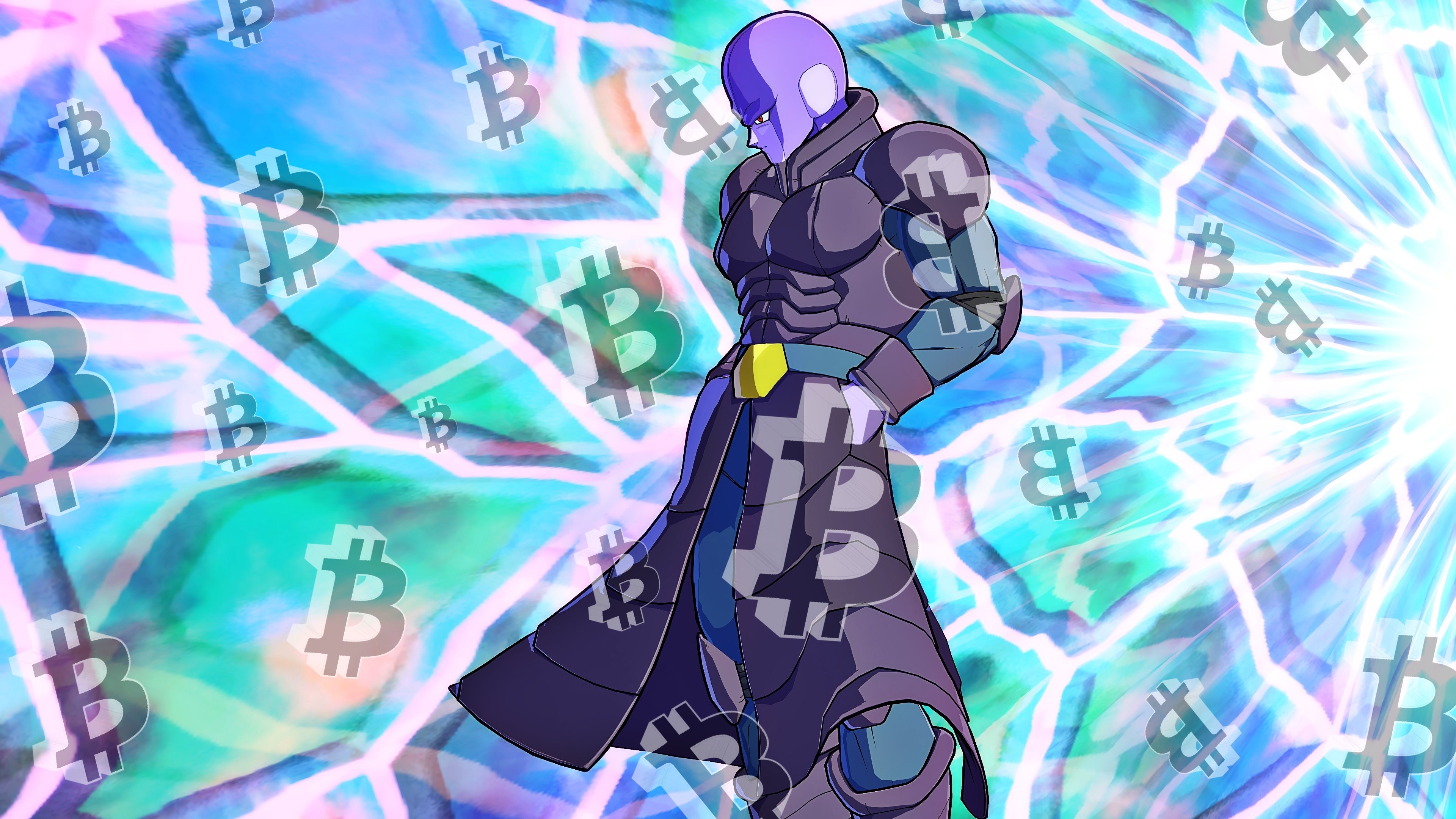 Bitcoins Everywhere Inverted Hit Time Skip Dragon Ball Fighterz B211017 Wallpaper