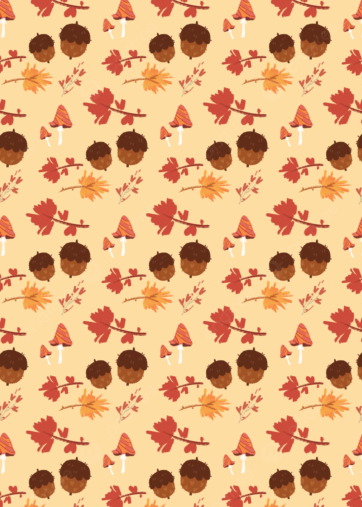 Cute Cartoon Autumn Wallpapers - Wallpaper Cave