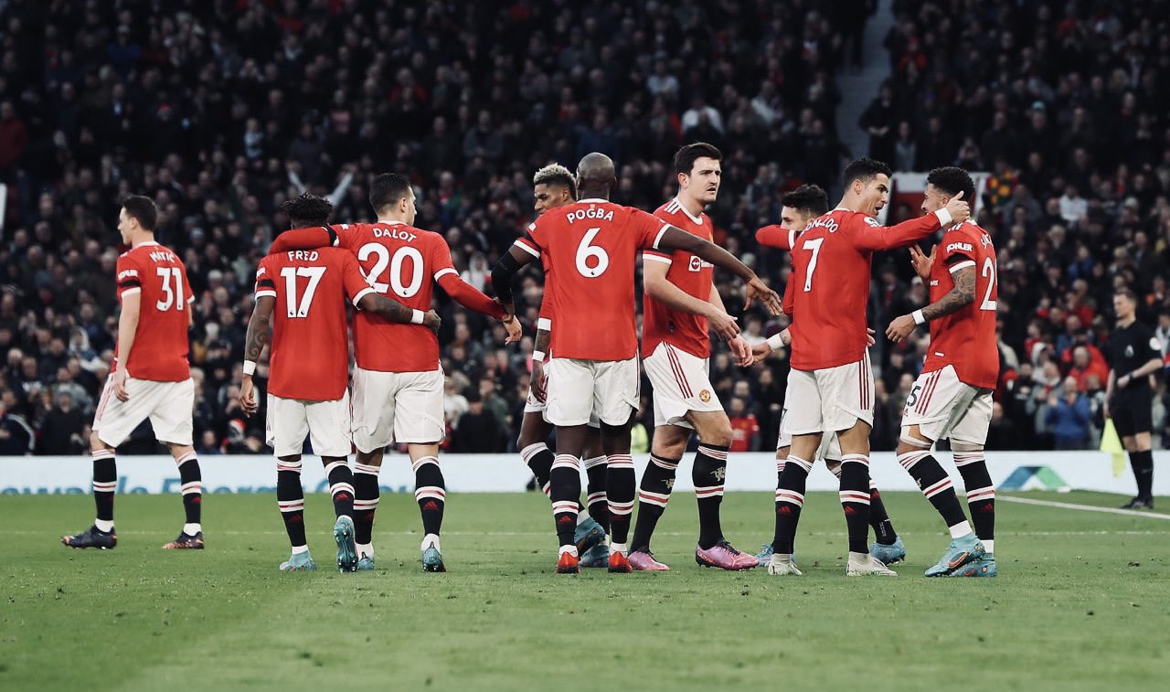 Manchester United an hour played at Old Trafford with the Reds a goal to the good ✊