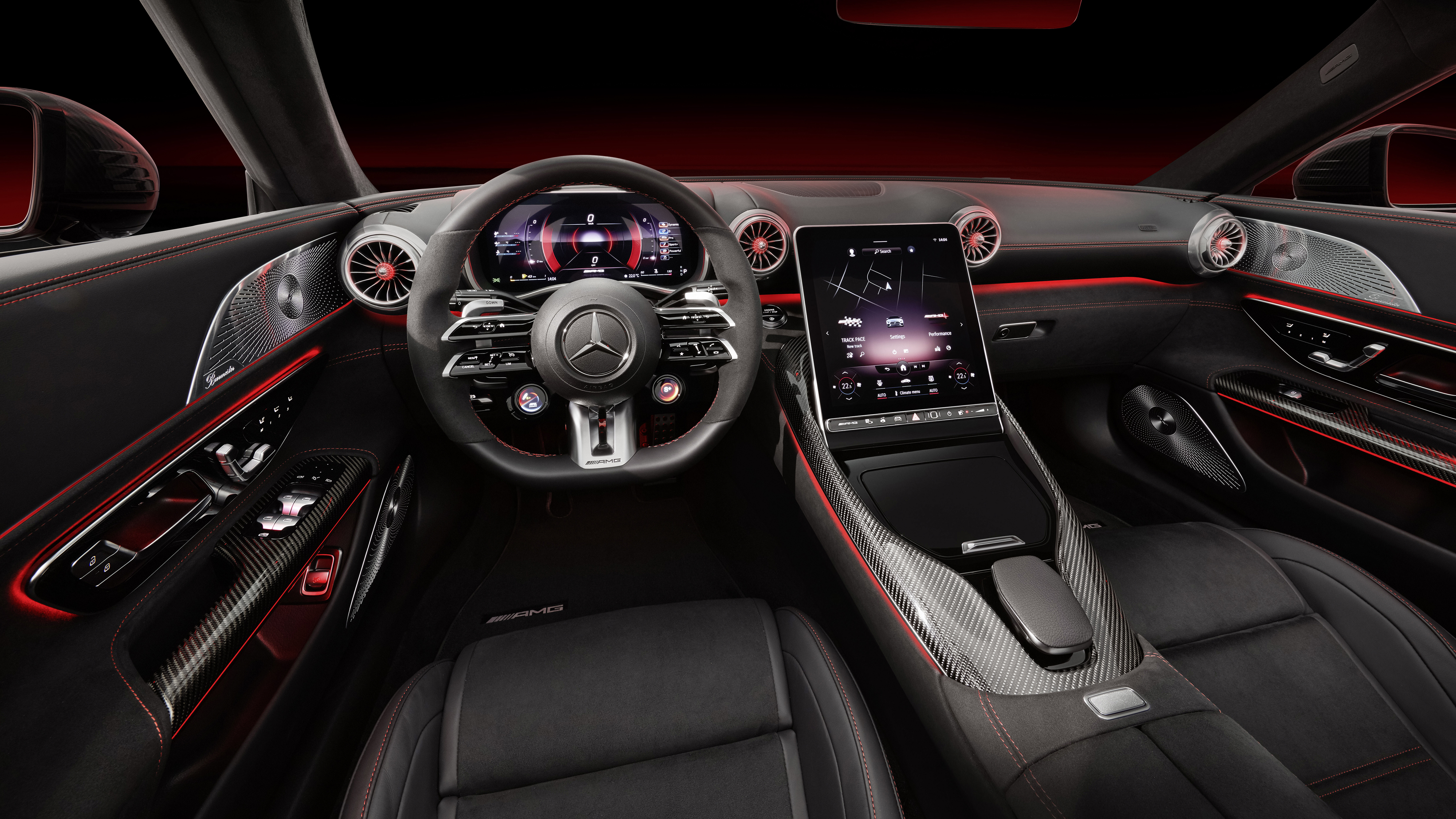 Mercedes AMG SL 63 4MATIC+ 2022 5K Interior Wallpaper Car Wallpaper