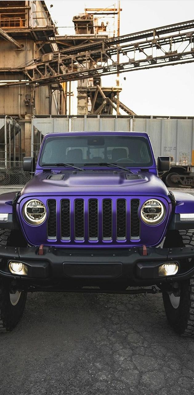Purple Jeep Wallpaper