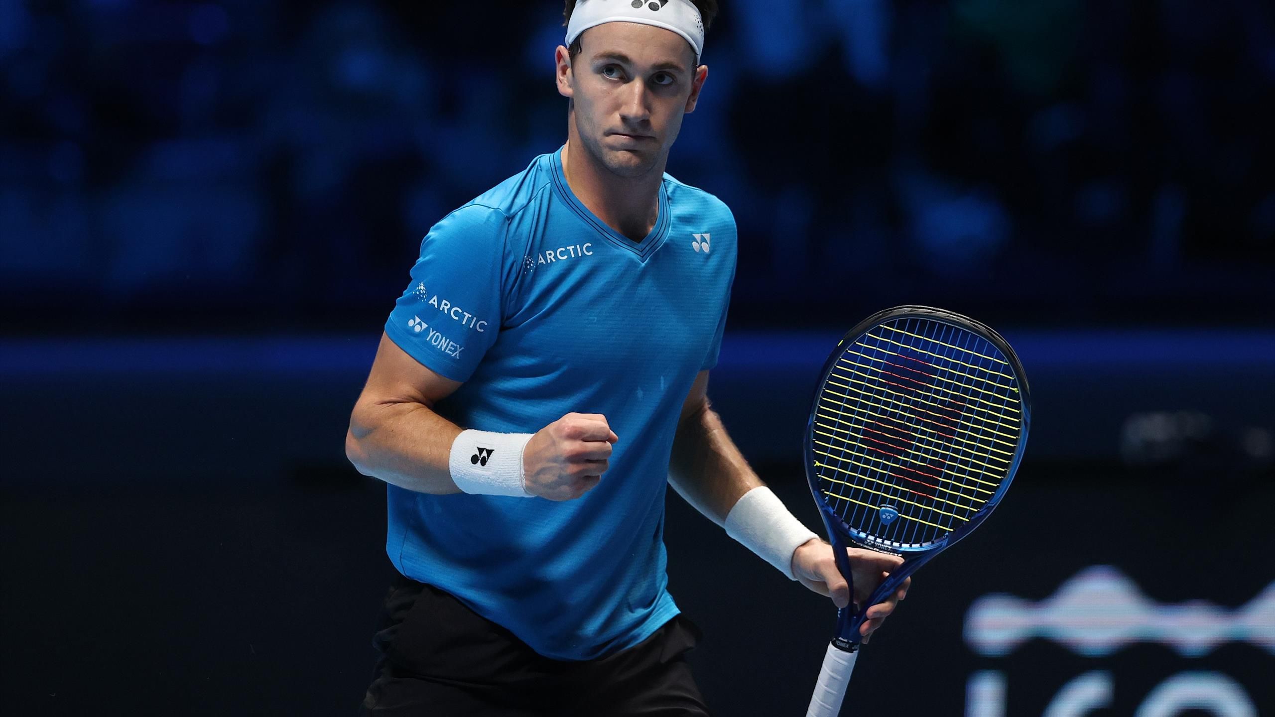 ATP Finals 2021 Ruud Sets Up Semi Final Against Daniil Medvedev After Three Set Win Over Andrey Rublev