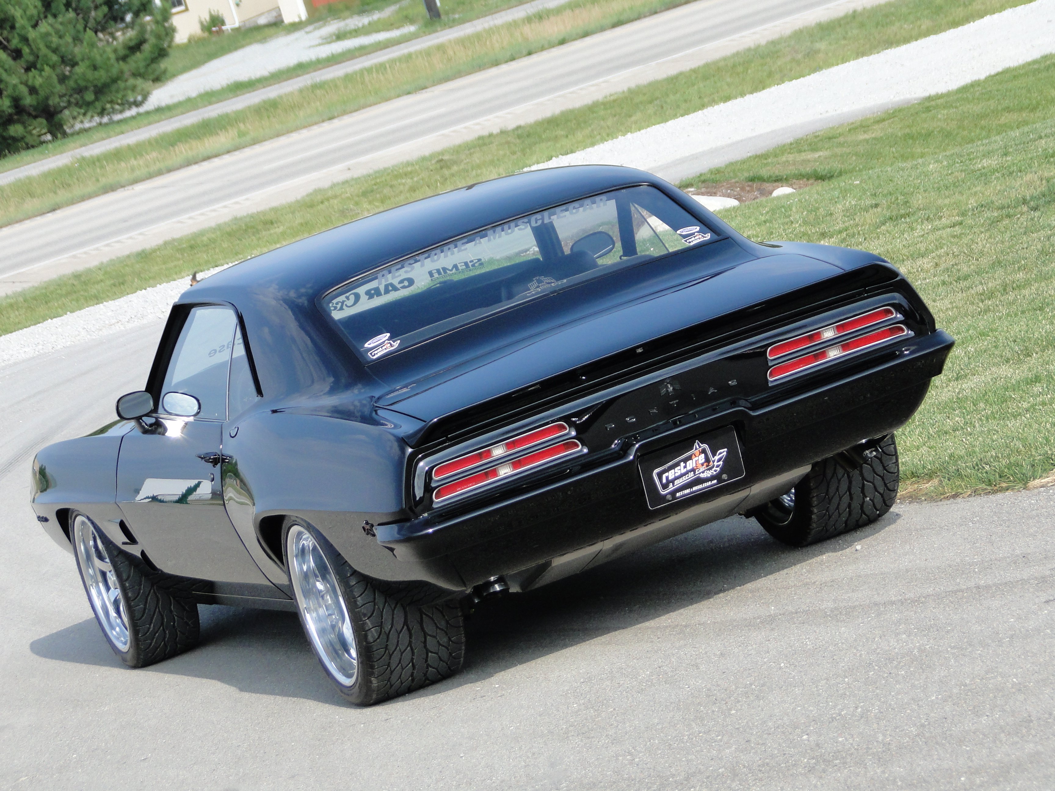 Pontiac Firebird 400 cars coupe black wallpaperx2592