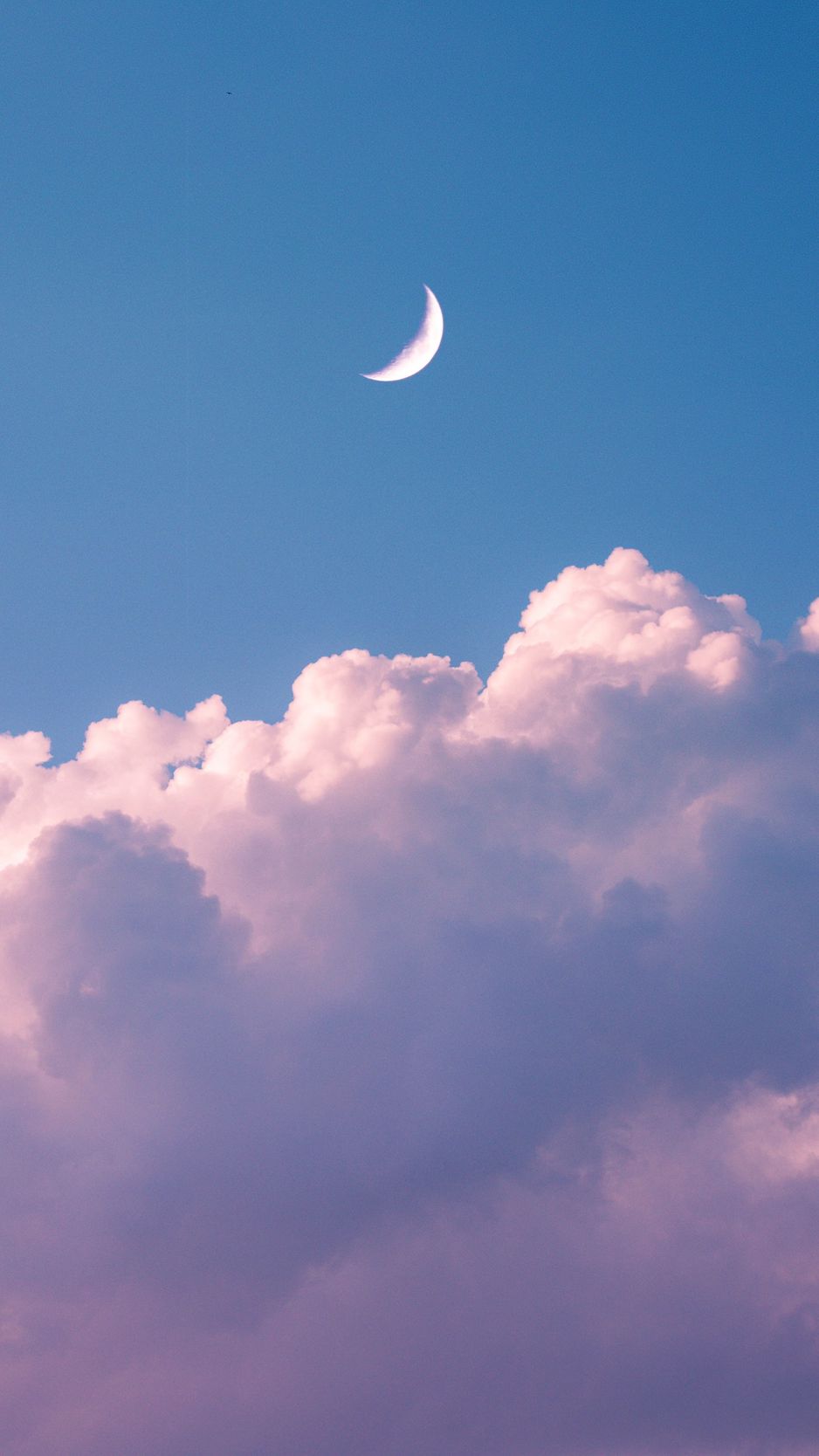 Download Wallpaper 938x1668 Cloud, Moon, Sky Iphone 8 7 6s 6 For Parallax HD Background