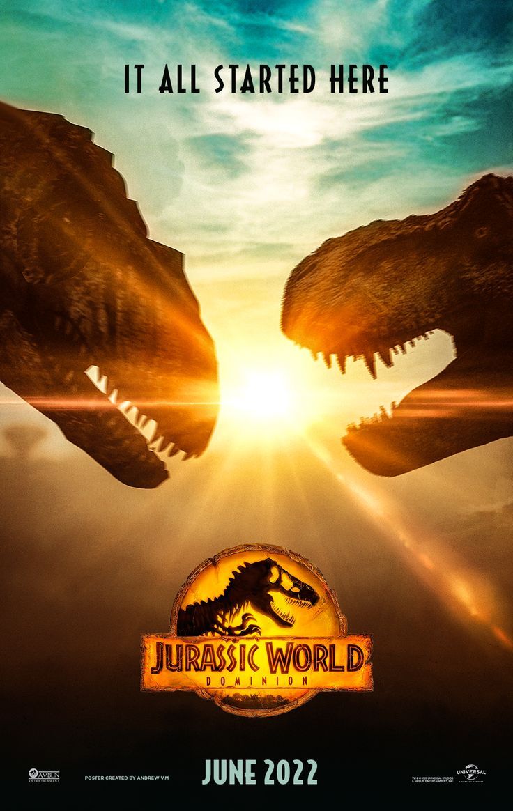 JURASSIC WORLD DOMINION POSTER VS T REX. Jurassic world, Jurassic world dinosaurs, Jurassic world 3