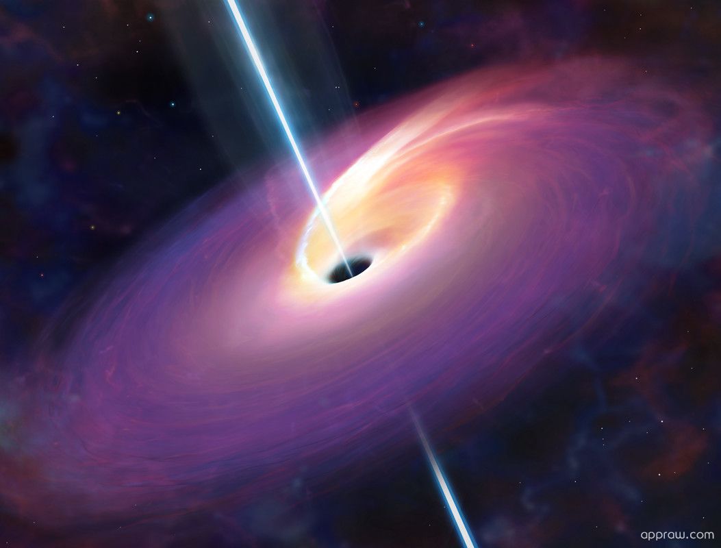 Black Hole Quasar Wallpaper