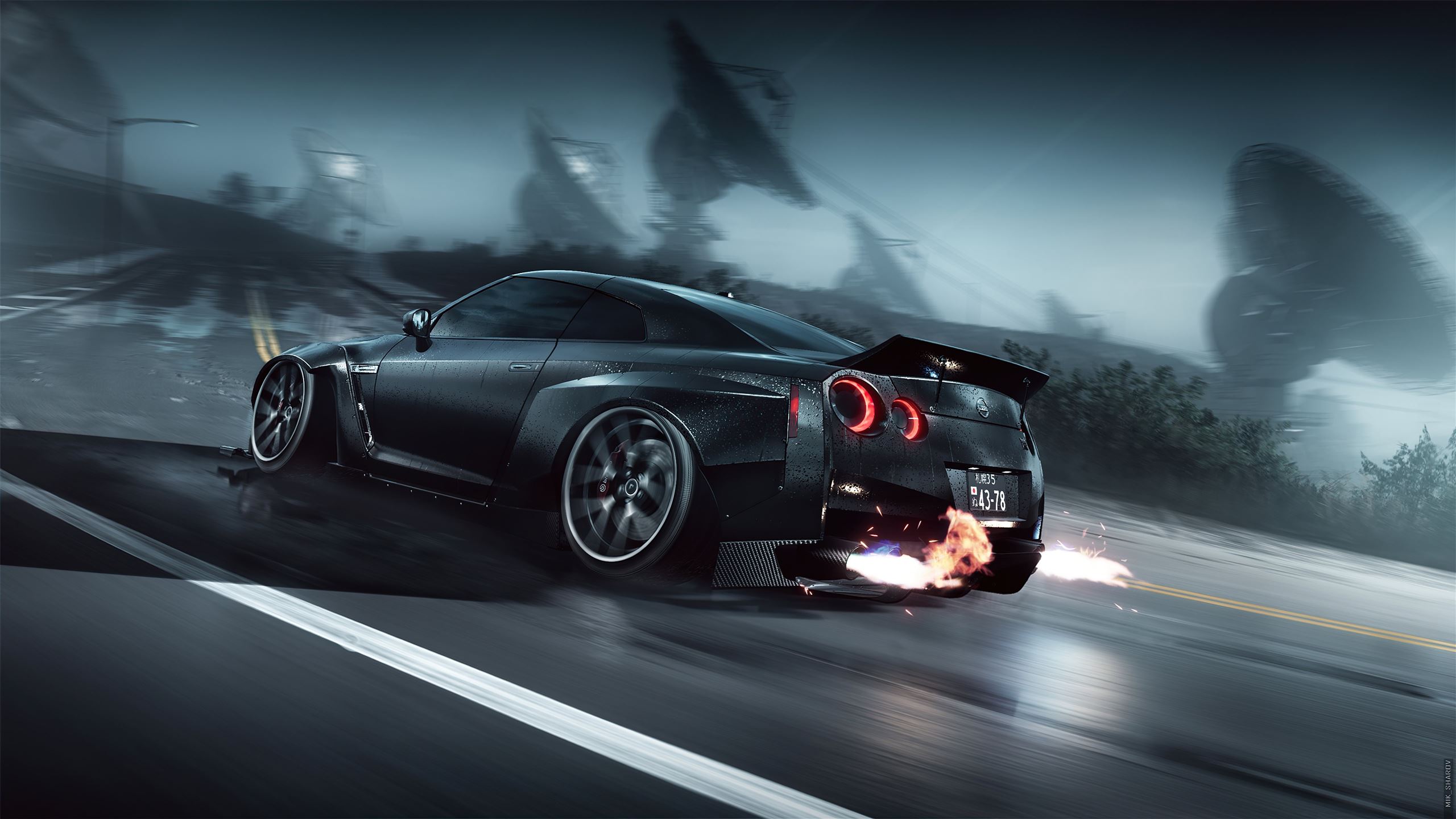 nissan gtr r35 need for speed 5k MacBook Pro Wallpaper Download