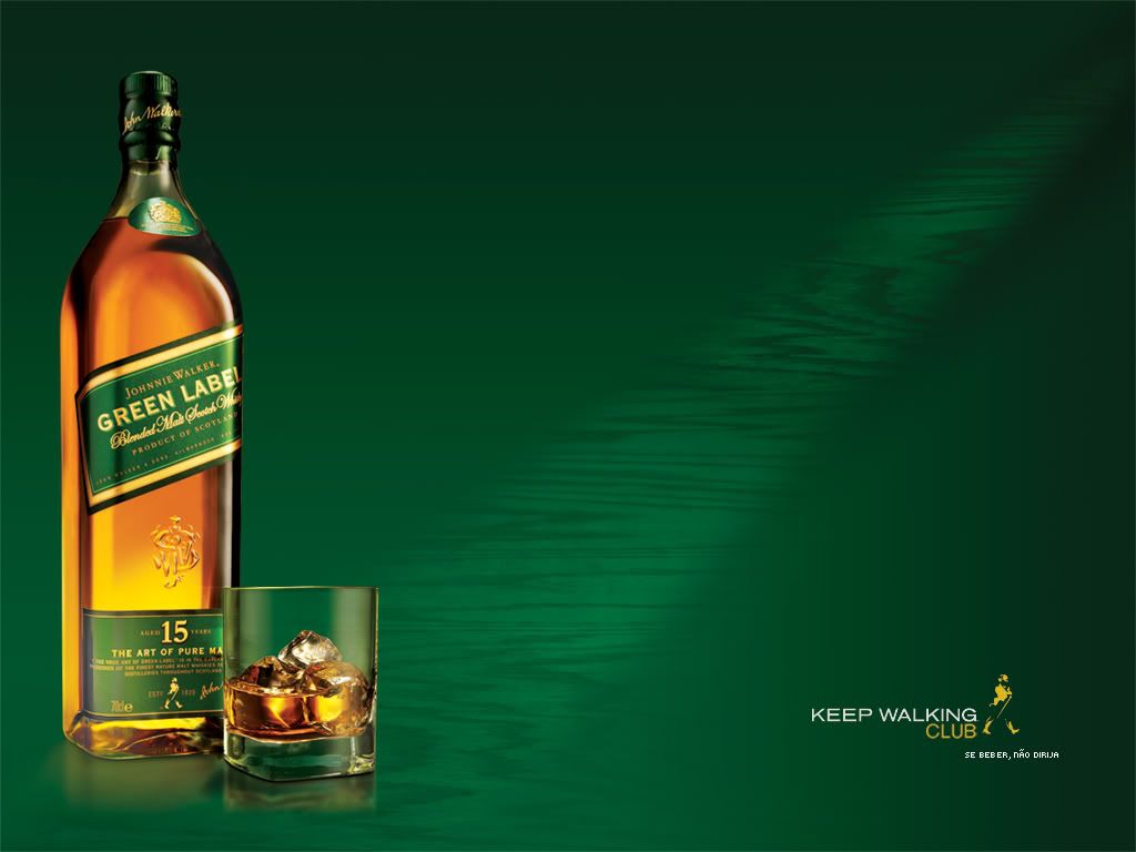 Anúncio Johnnie Walker green label