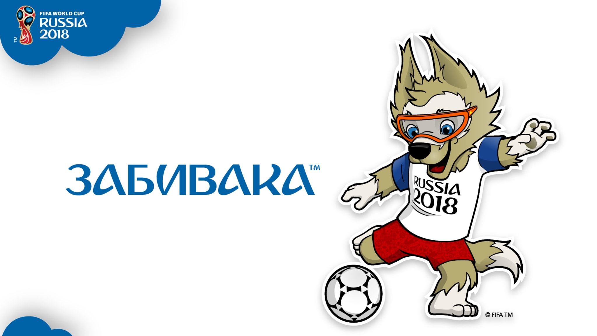 FIFA World Cup 2018 Symbol Wolf Zabivaka