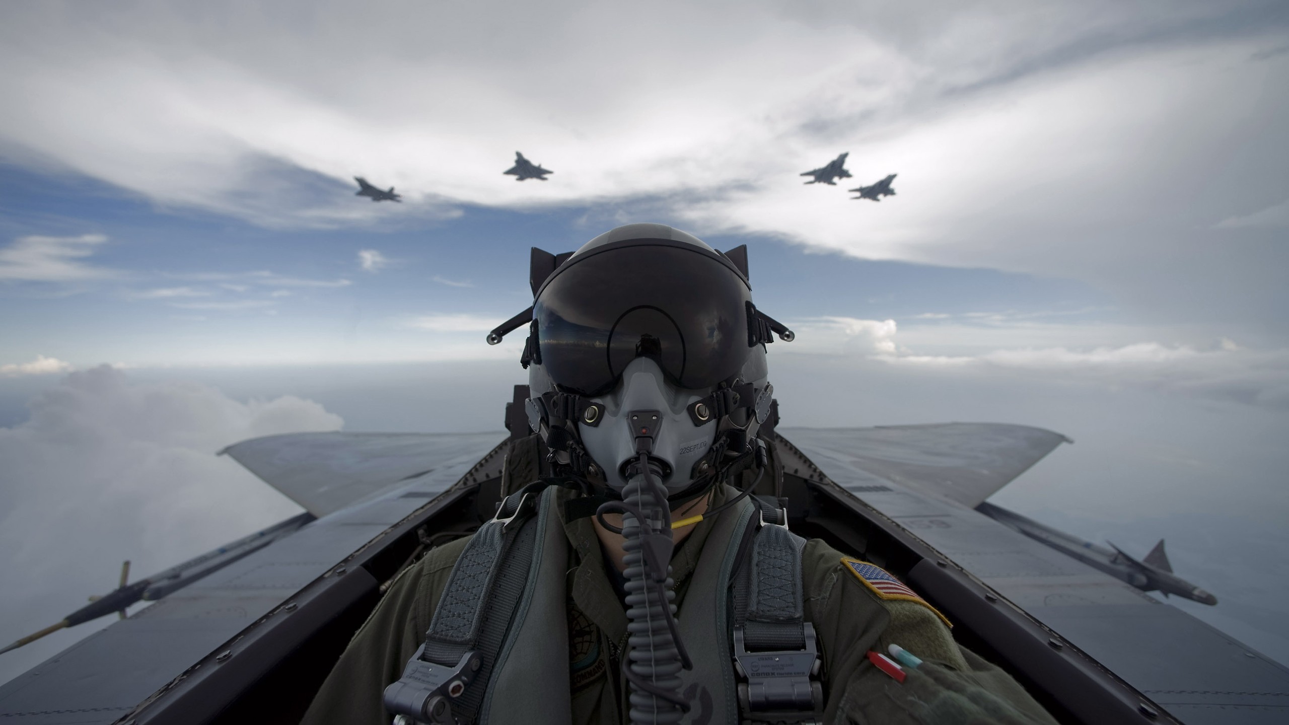 Pilote, Cockpit, F 15 Eagle, US Air Force Wallpaper HD / Desktop and Mobile Background