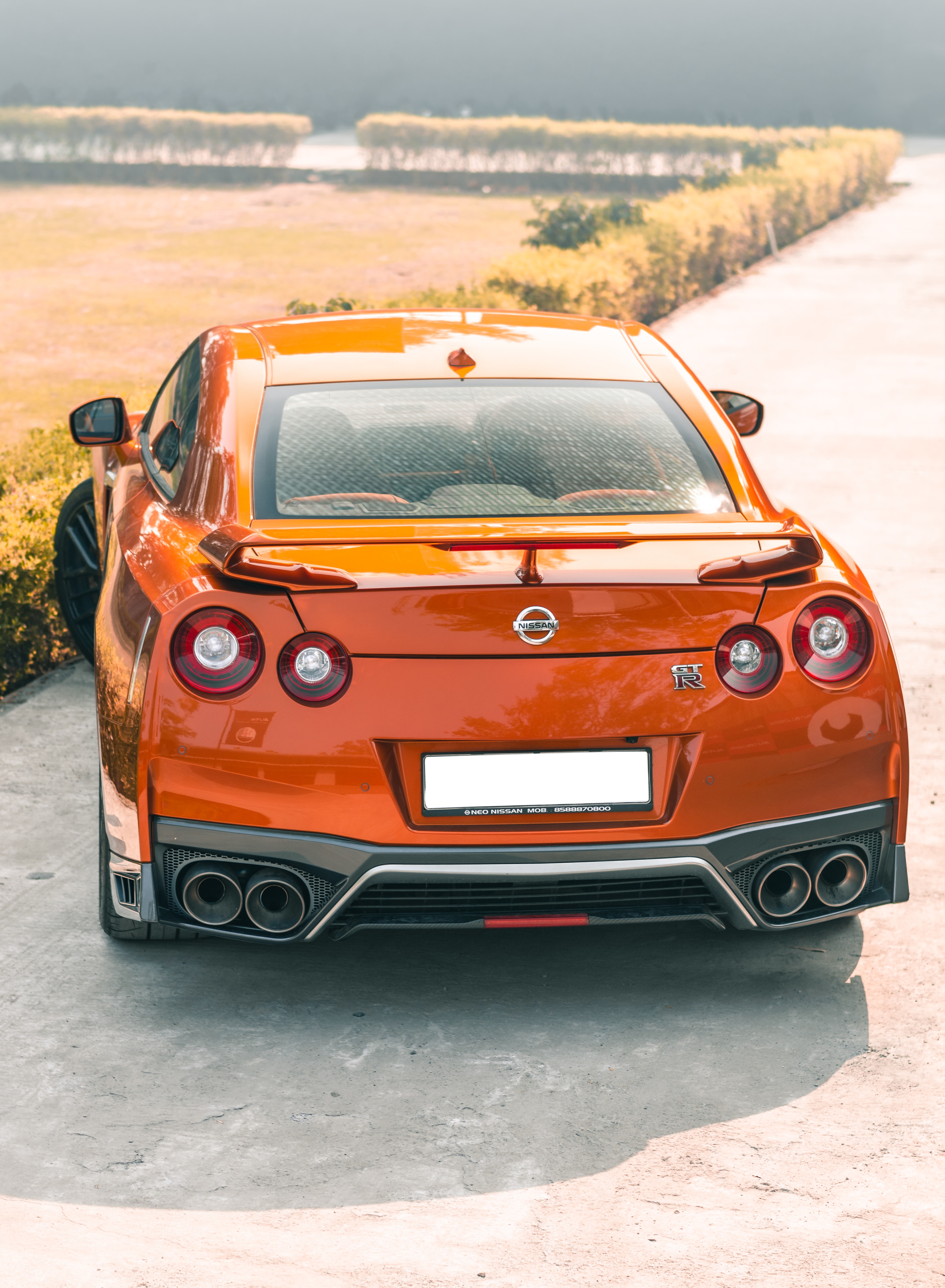 Nissan GTR Orange