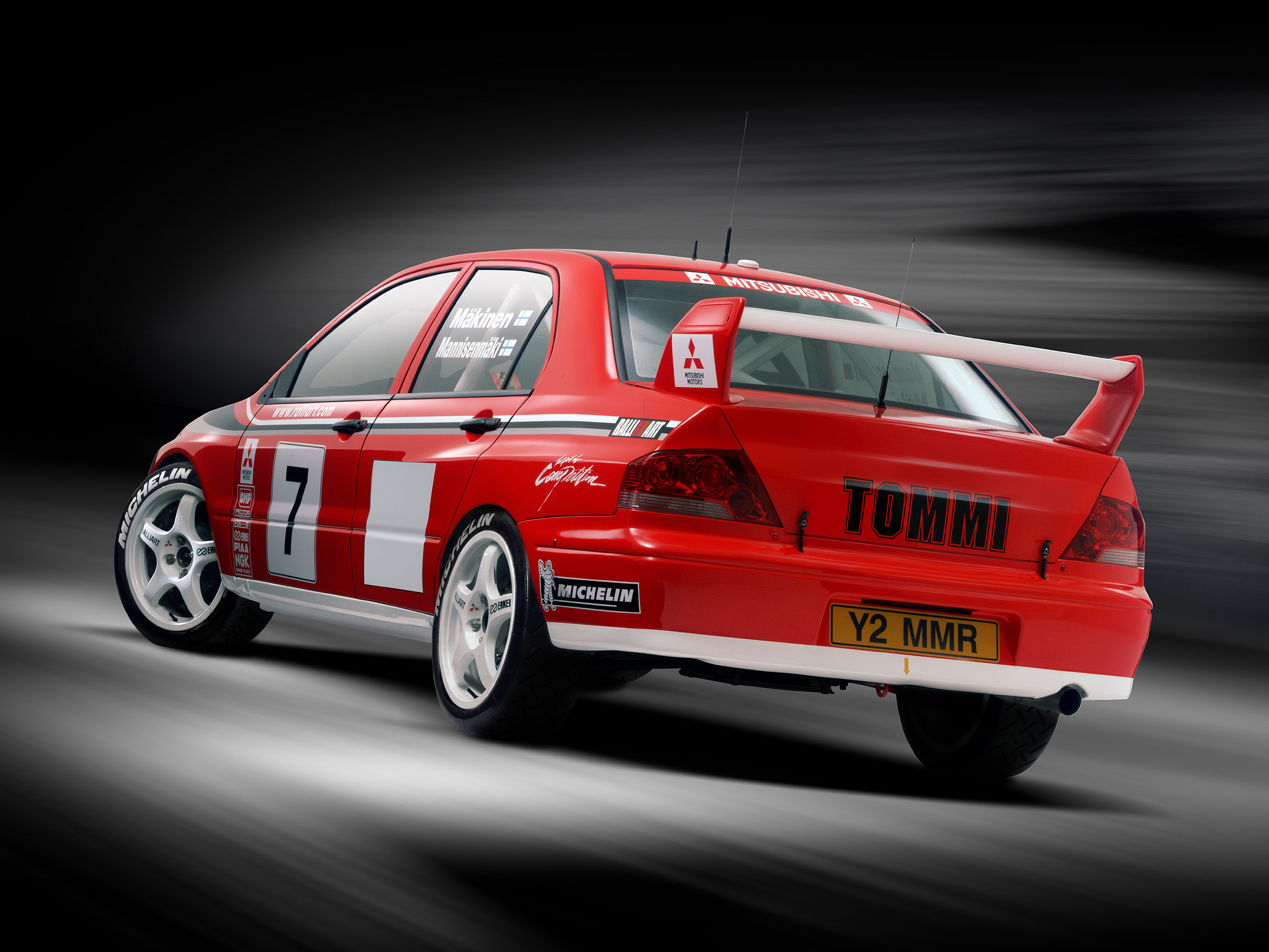 Mitsubishi Lancer Evolution VII WRC HD Wallpaper, Achtergronden