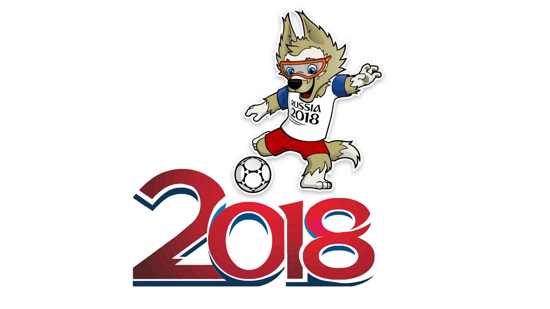 FIFA World Cup 2018 Symbol Wolf Zabivaka