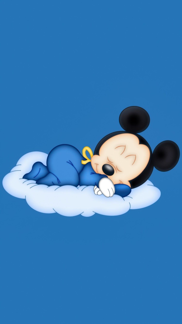 Mickey Mouse Disney Aesthetic Wallpaper, Sleepy Mickey Mouse Wallpaper