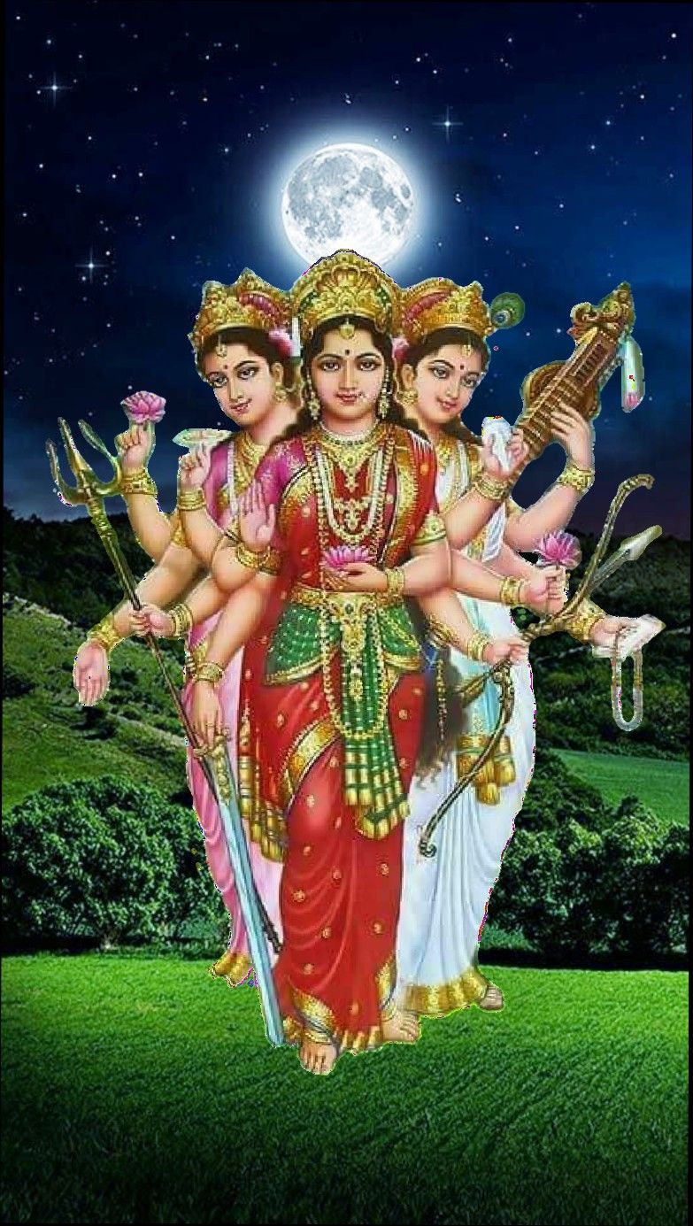 JAI TRIDEVIYON KI. Durga goddess, Hindu gods, Goddess artwork