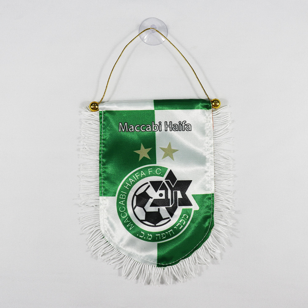 10x15cm Maccabi Haifa Flag Israel Fc Football Soccer Banner For Decoration