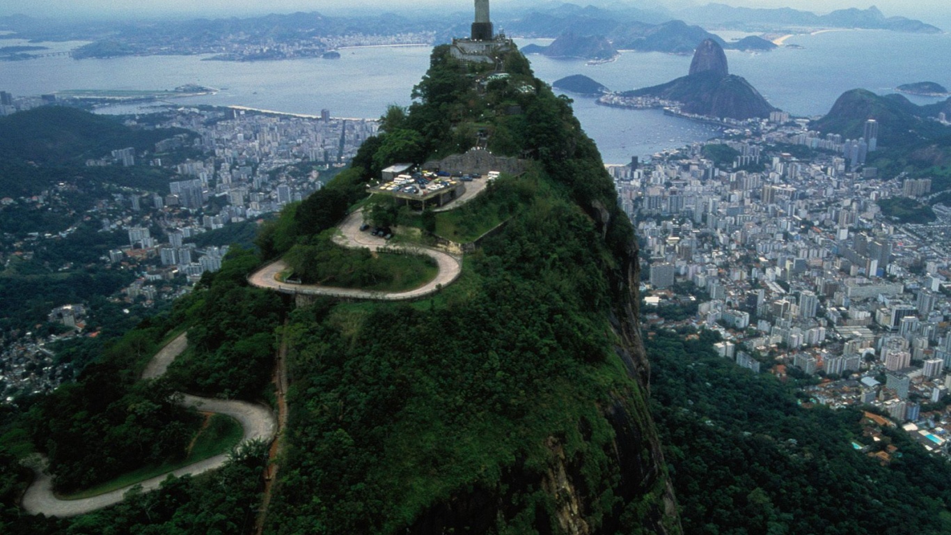 view from corcovado desktop PC and Mac wallpaper